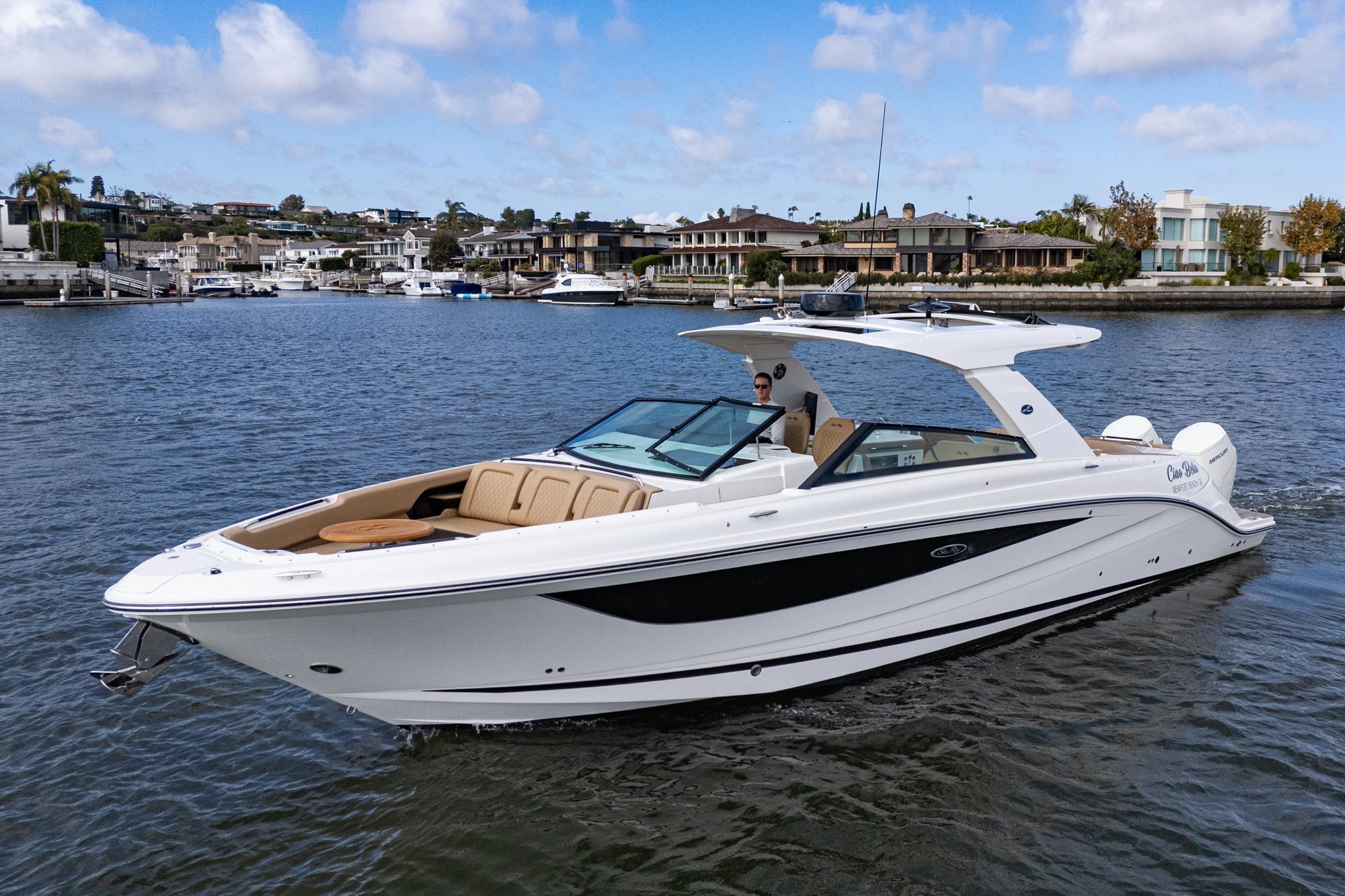 2023 Sea Ray SLX 400 Outboard #TBMB1313LLC inventory image at Sun Country Marine Group, Newport Beach