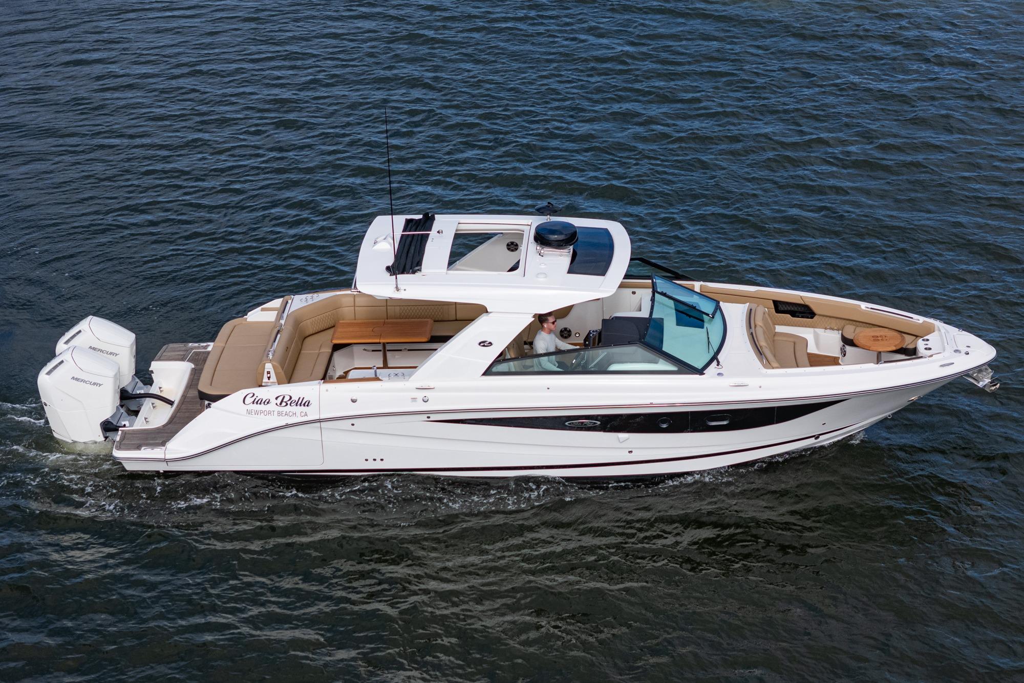 2023 Sea Ray SLX 400 Outboard #TBMB1313LLC inventory image at Sun Country Marine Group, Newport Beach