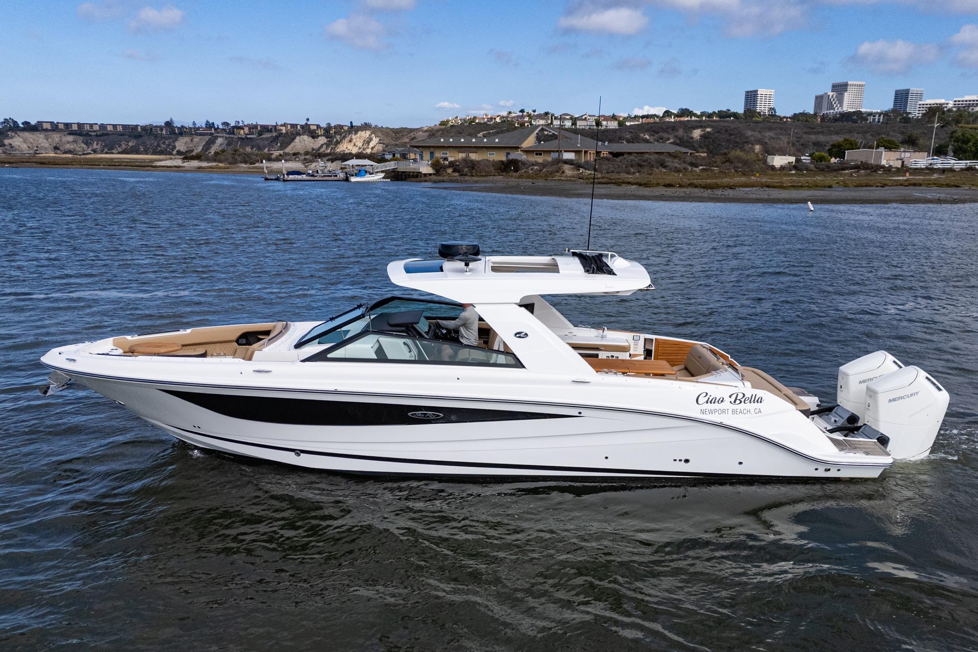 2023 Sea Ray SLX 400 Outboard #TBMB1313LLC inventory image at Sun Country Marine Group, Newport Beach