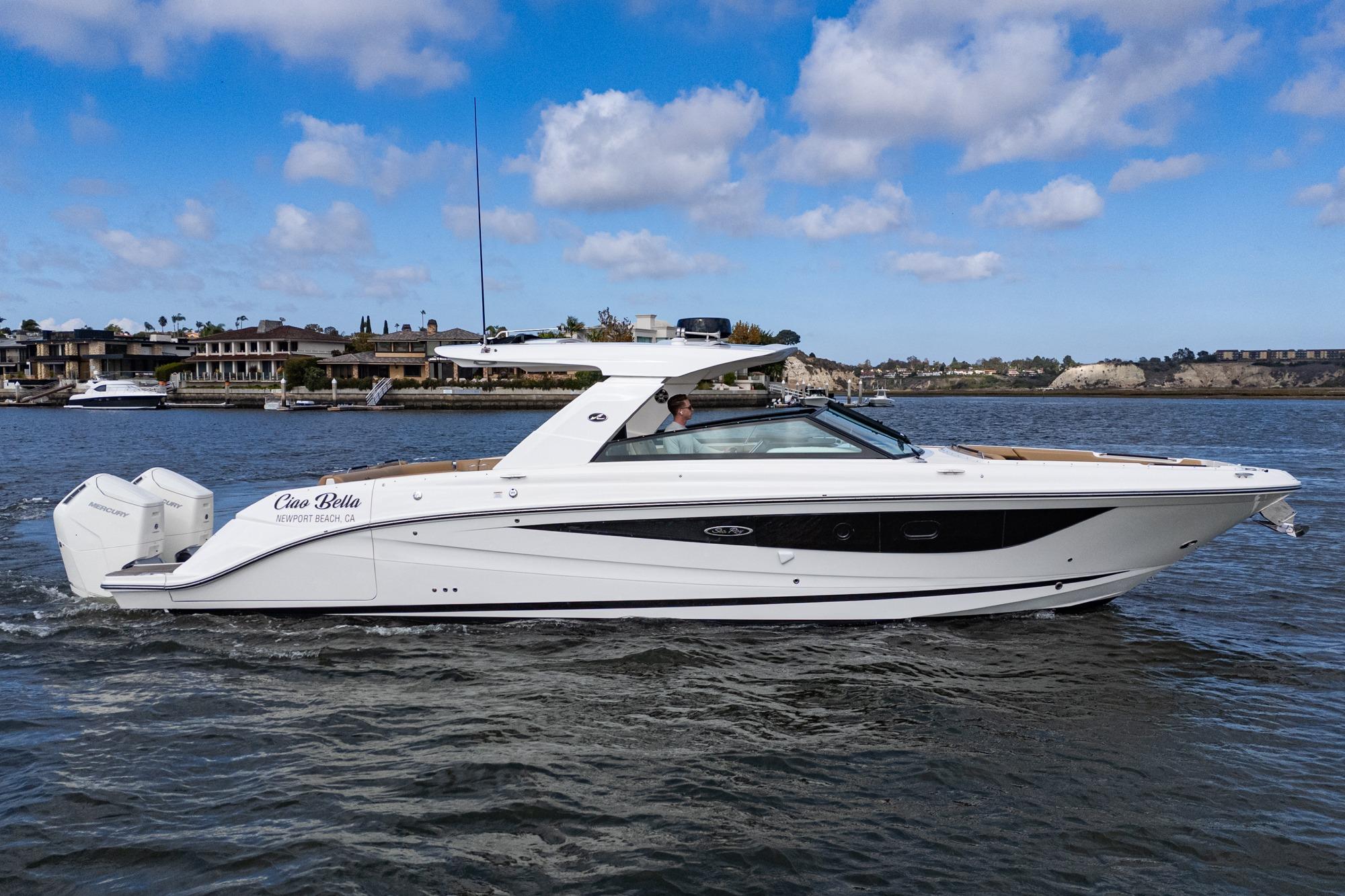 2023 Sea Ray SLX 400 Outboard #TBMB1313LLC inventory image at Sun Country Marine Group, Newport Beach