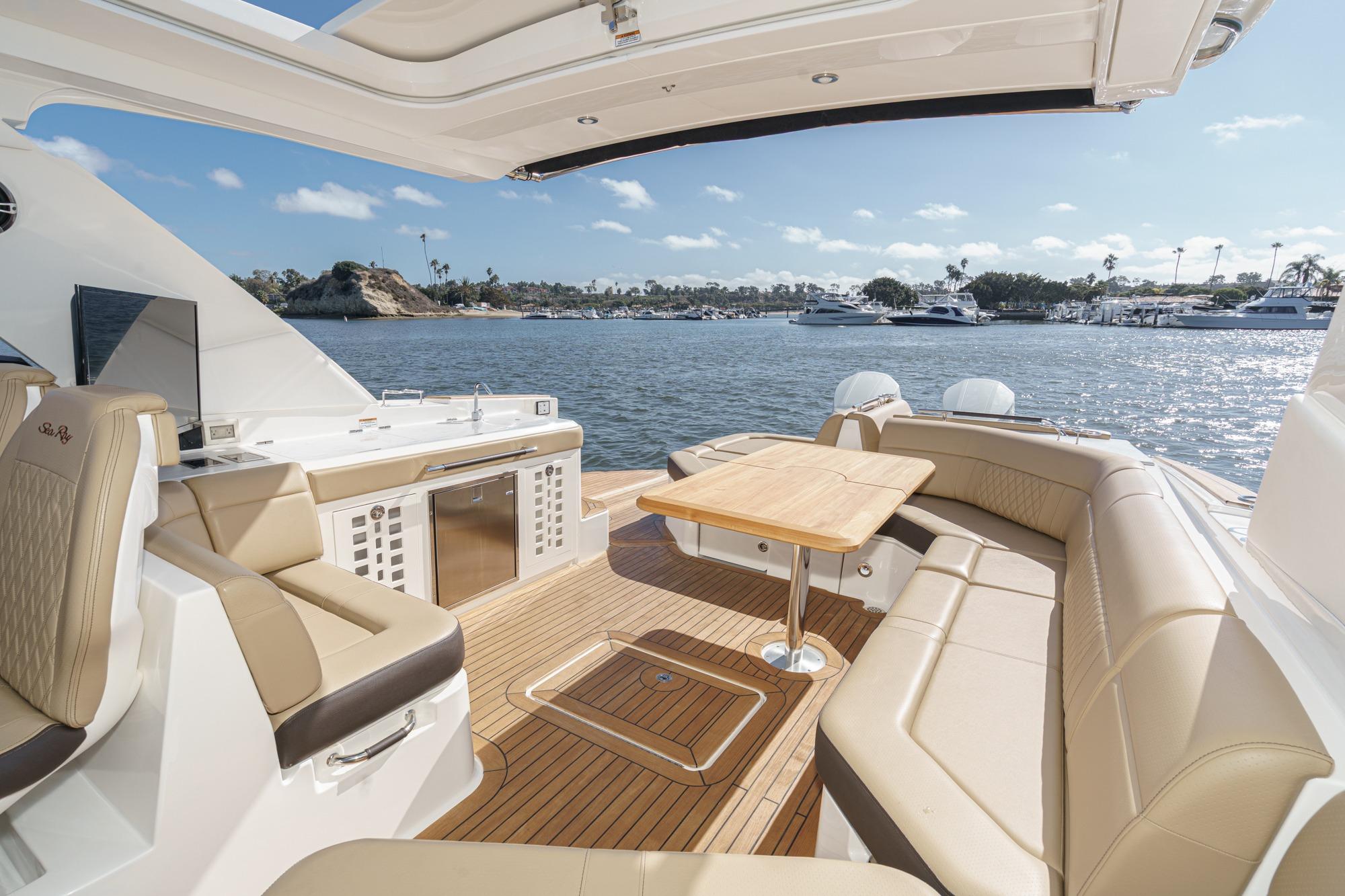 2023 Sea Ray SLX 400 Outboard #TBMB1313LLC inventory image at Sun Country Marine Group, Newport Beach