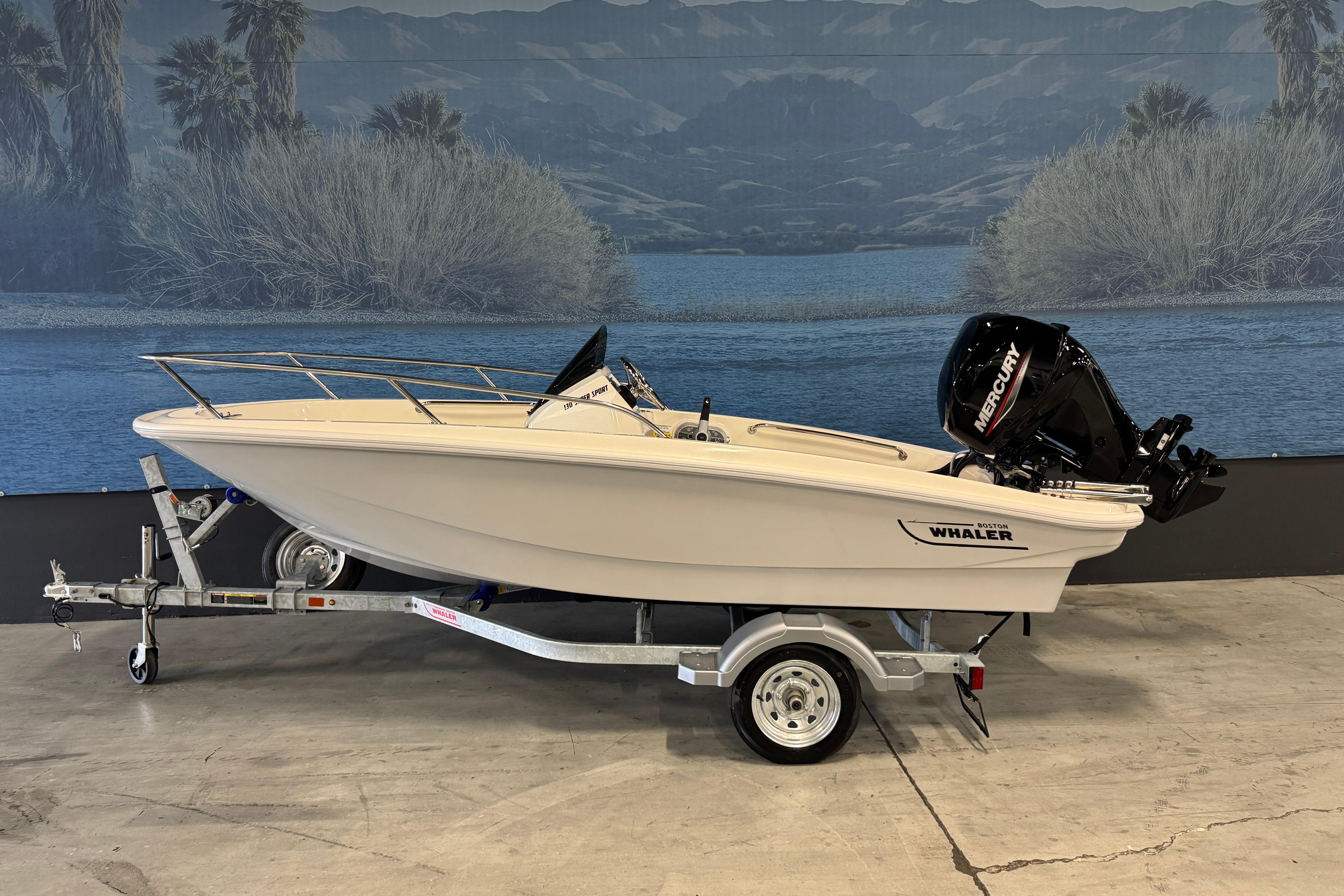 2026 Boston Whaler 130 Super Sport #BW0762B inventory image at Sun Country Marine Group, Irvine