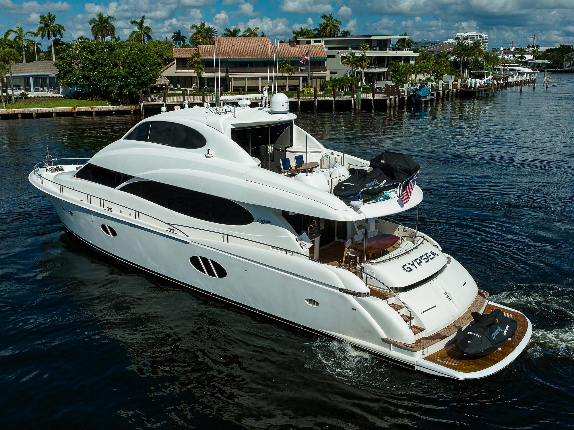 used lazzara motor yachts