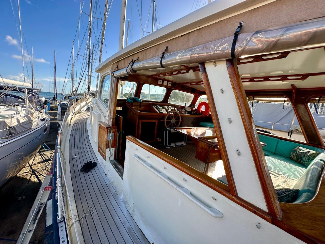 Ketch-Don Brooke Motorsailer/Pilothouse 1978-MONSOON GD-9631200 | Thumbnail