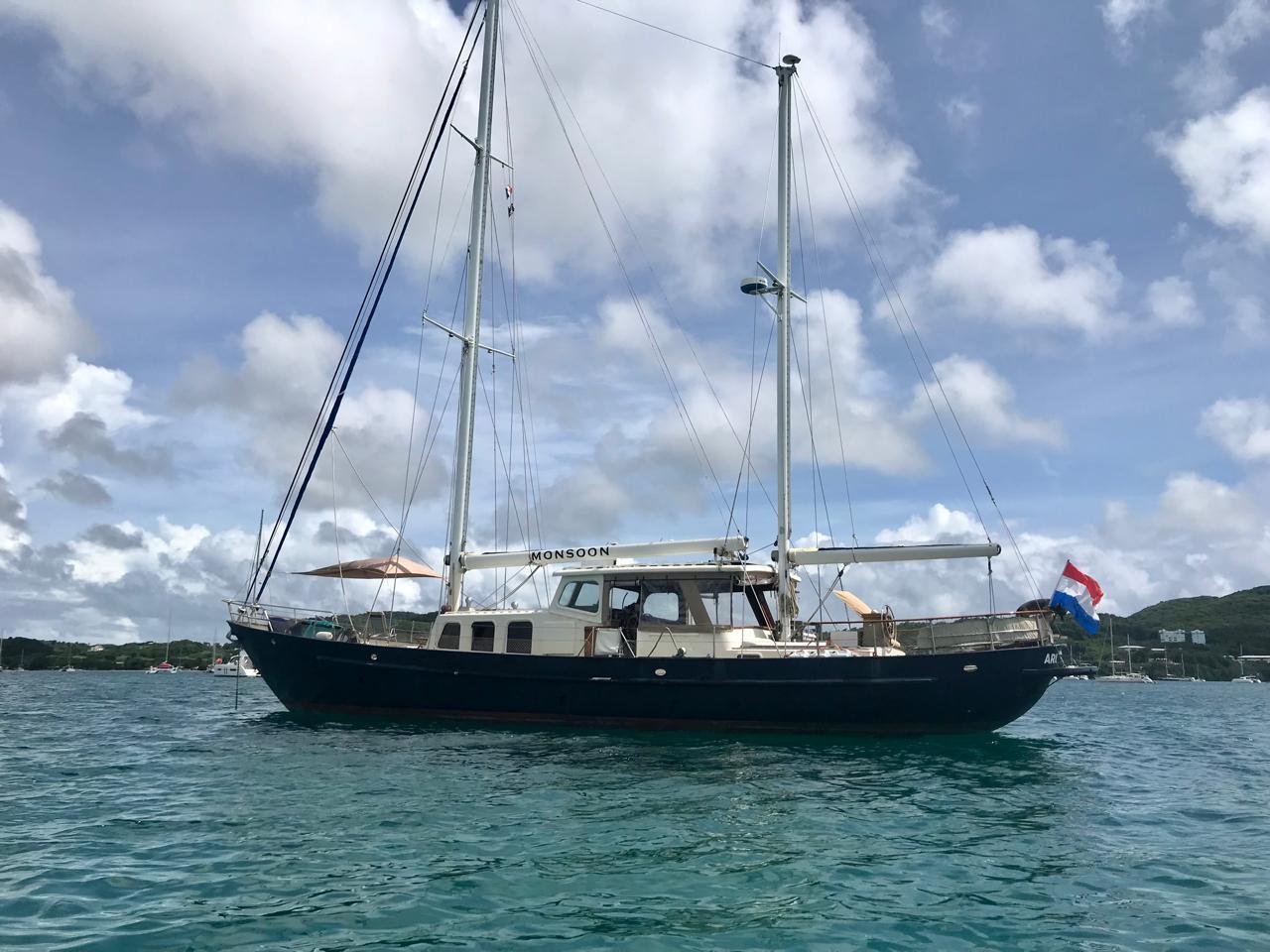 Ketch-Don Brooke Motorsailer/Pilothouse 1978-MONSOON GD-9631200