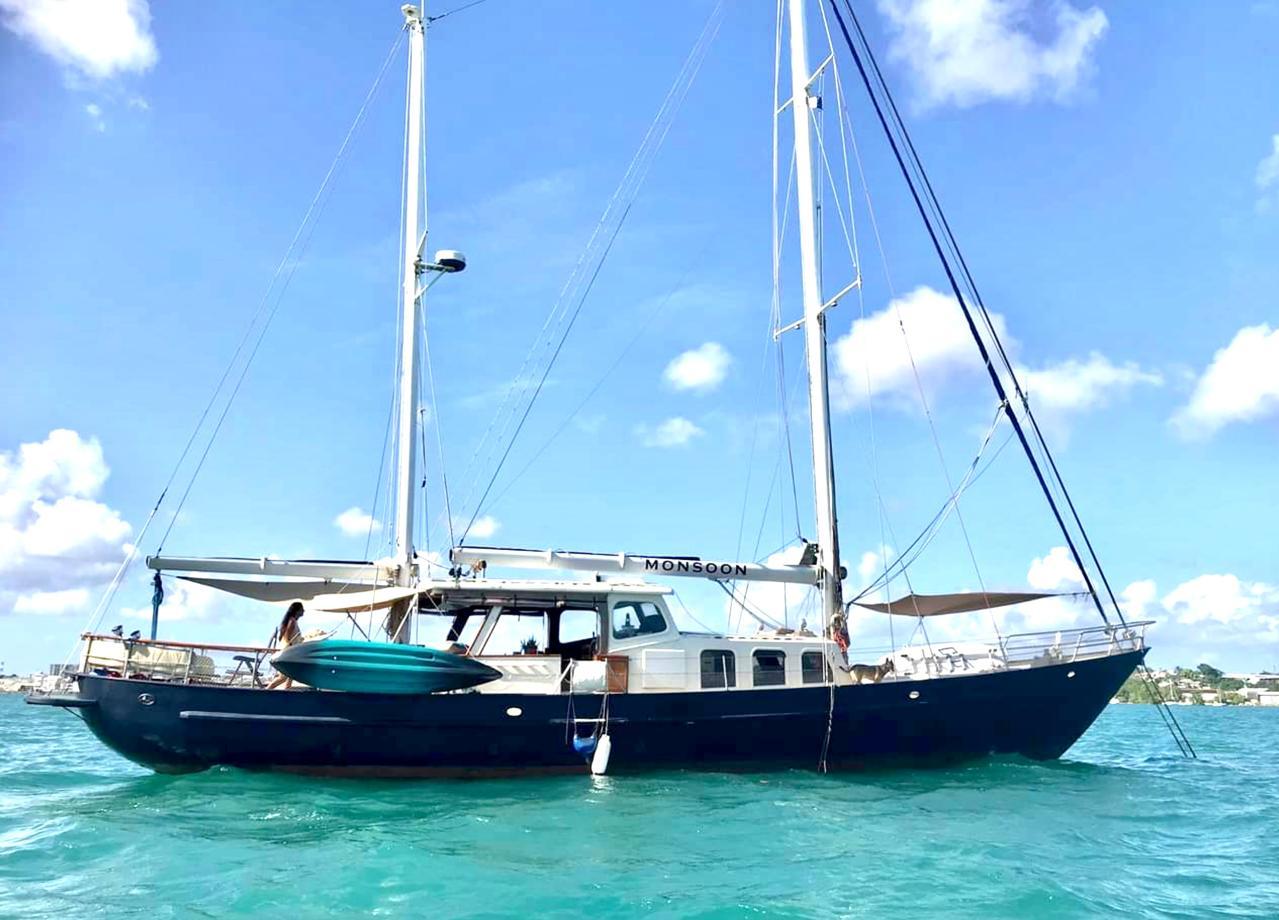 Ketch-Don Brooke Motorsailer/Pilothouse 1978-MONSOON GD-9631200 | Thumbnail