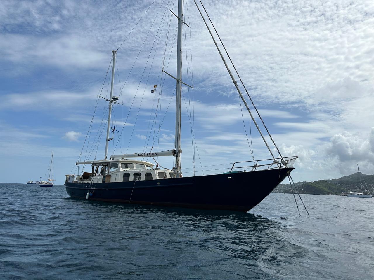 Ketch-Don Brooke Motorsailer/Pilothouse 1978-MONSOON GD-9631200 | Thumbnail