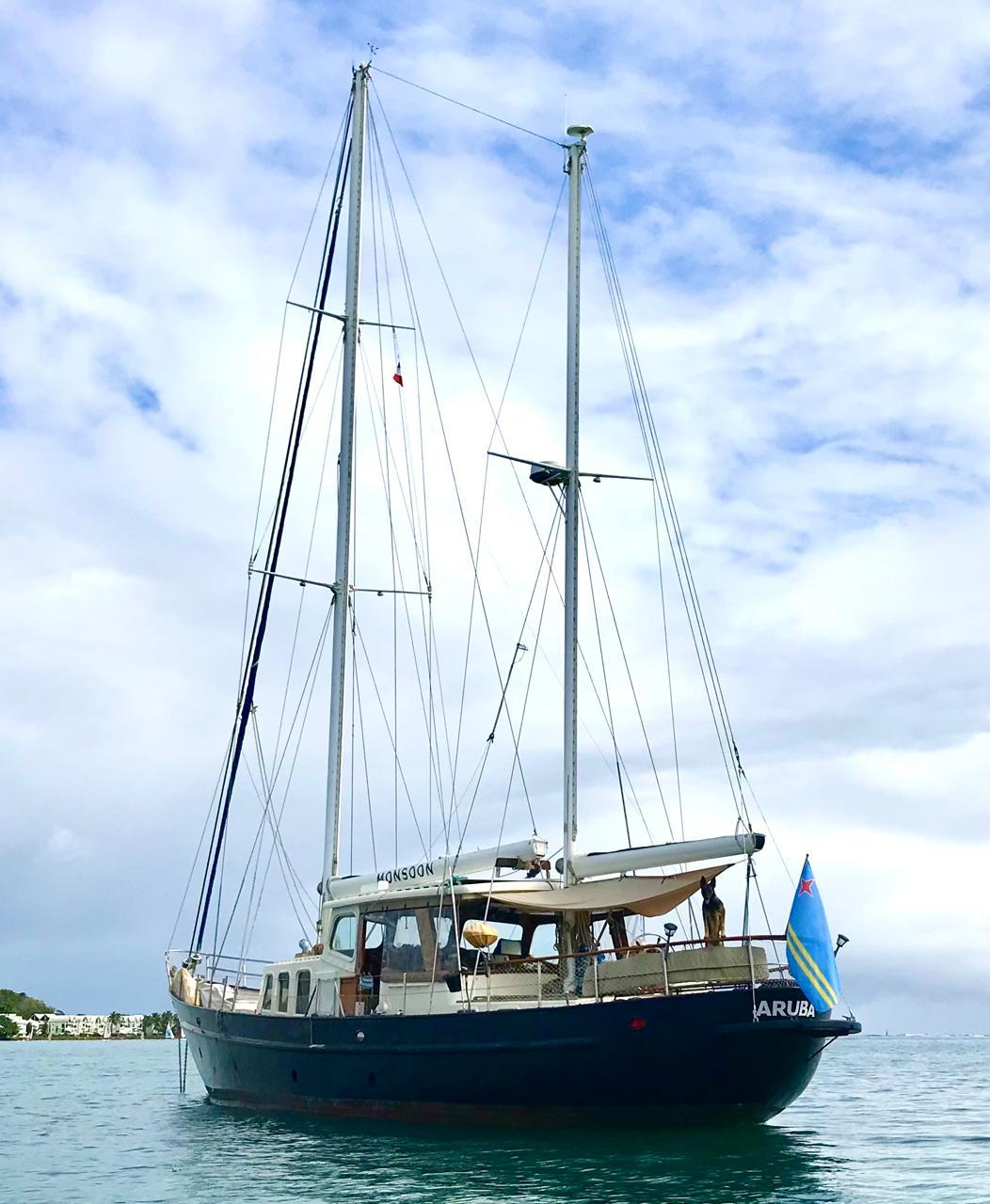 Ketch-Don Brooke Motorsailer/Pilothouse 1978-MONSOON GD-9631200 | Thumbnail