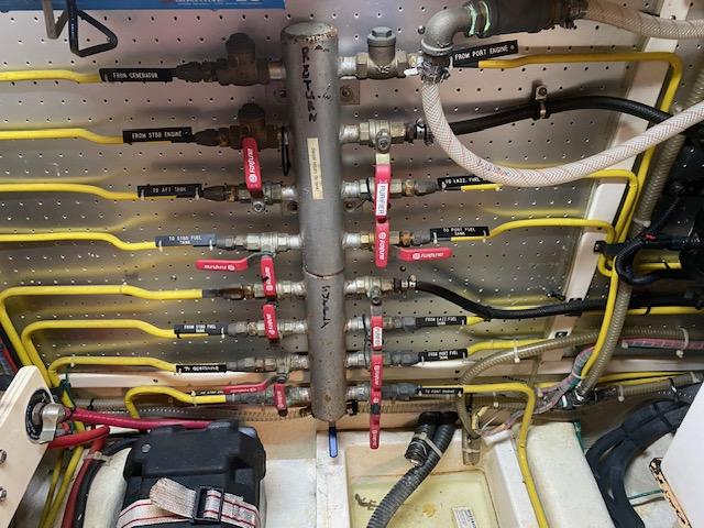 Destiny Yacht Photos Pics Fuel Manifold System