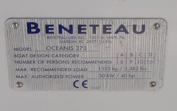 37' Beneteau, Listing Number 100914071, - Photo No. 25
