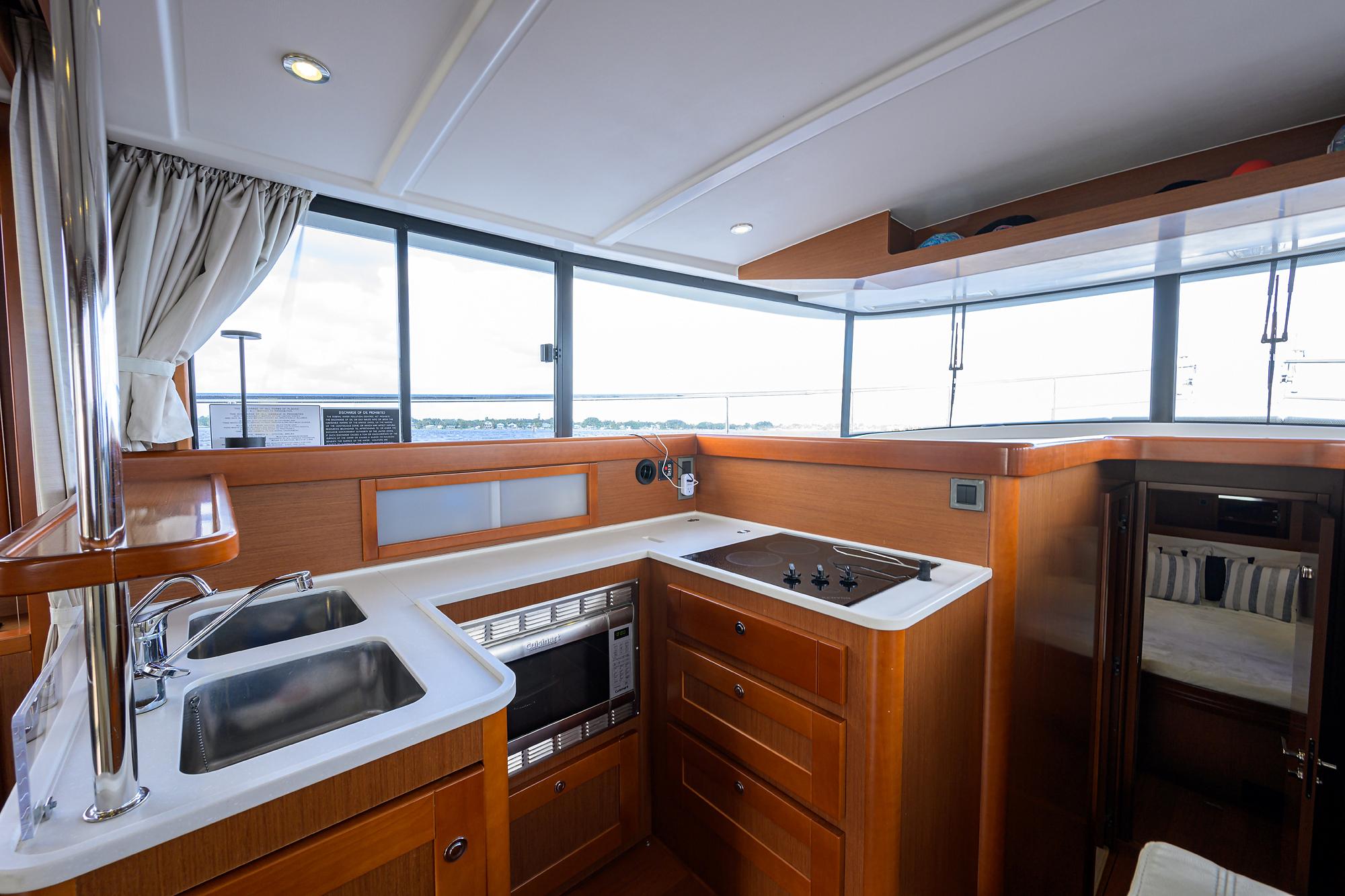 Beneteau 44 Southern Trawl - Galley, Sink and Cooktop