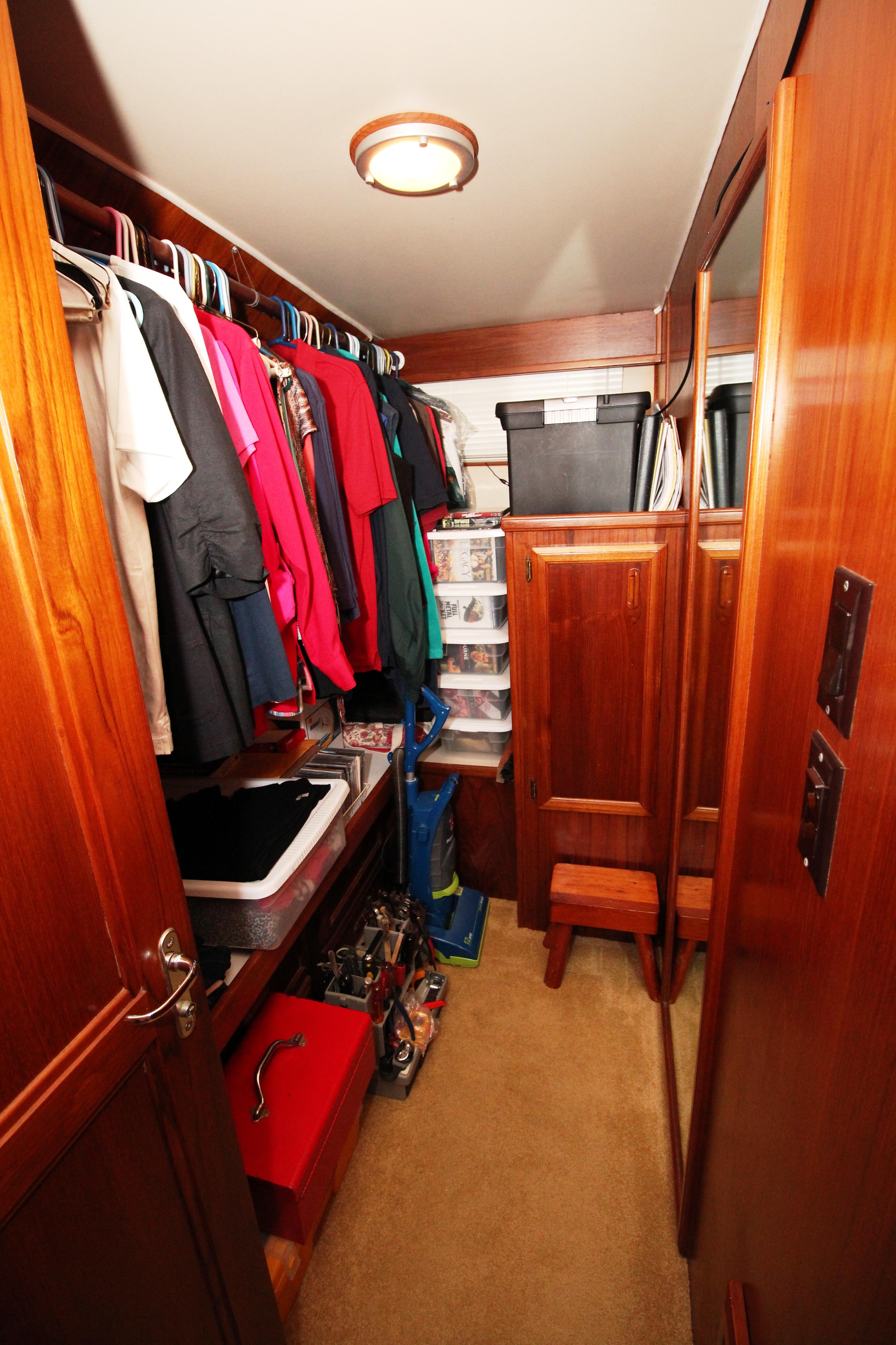 Crew's Cabin...currently used as a spacious walk-in closet.