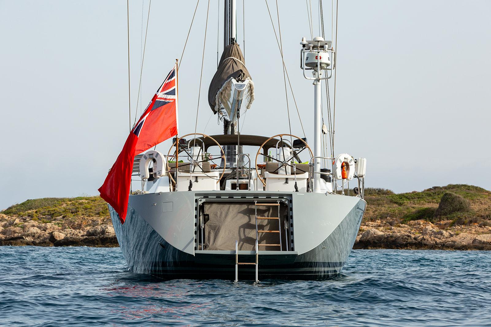 Stay Calm Yacht Photos Pics Transom lazarette