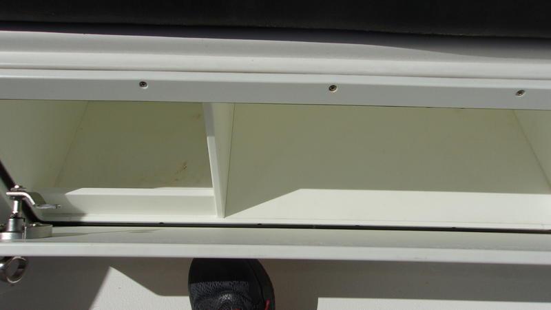 Crevalle-33 CSF Offshore Fishing 2022 -FL-US-2022 Crevalle 33 CSF Offshore Fishing boat storage compartment detail.-9541276 | Thumbnail