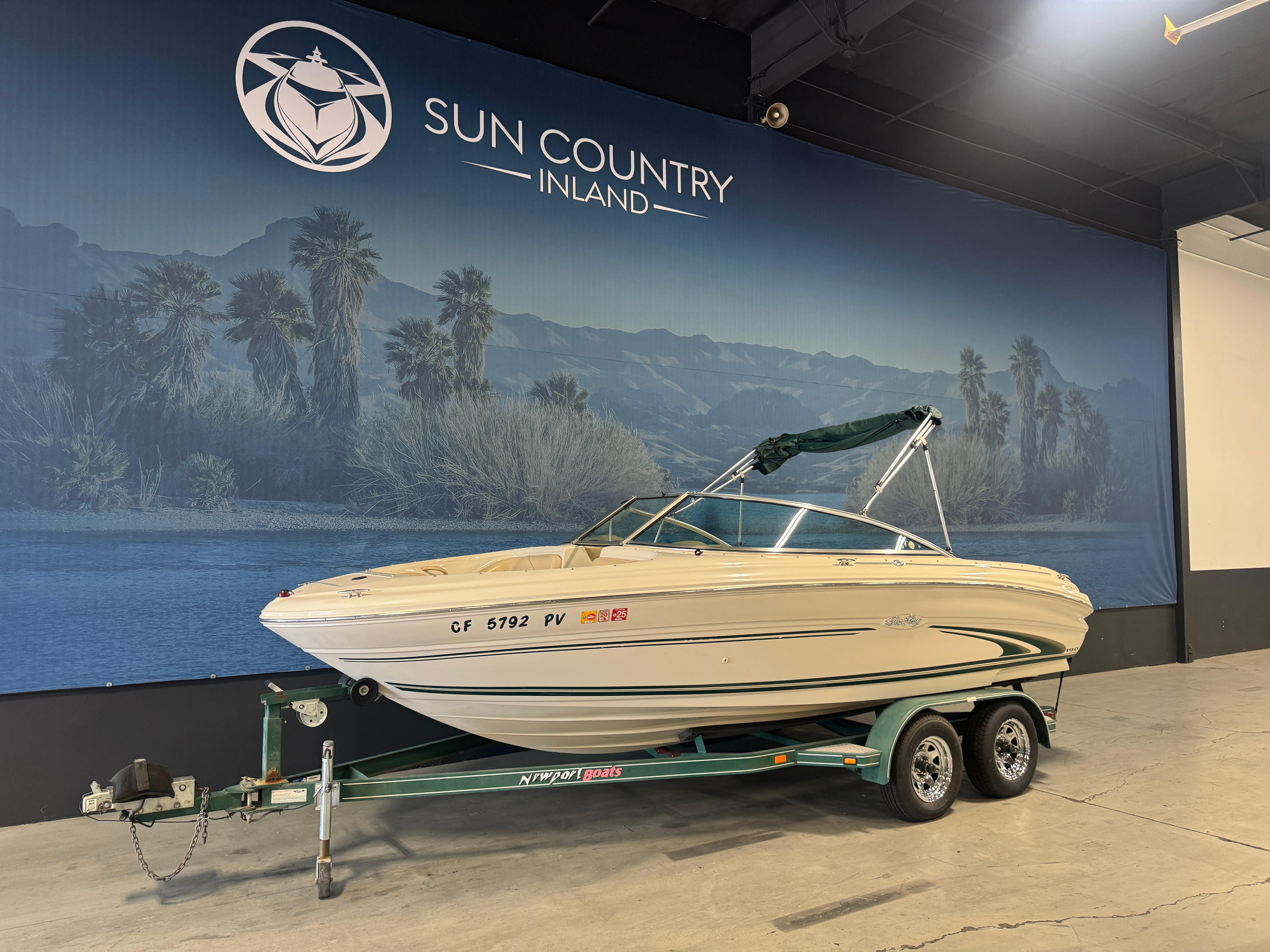 2001 Sea Ray 190 Bow Rider #TMB3493 inventory image at Sun Country Marine Group, Irvine 2001 Sea Ray 190 Bow Rider #TMB3493 inventory image at Sun Country Marine Group, Irvine
