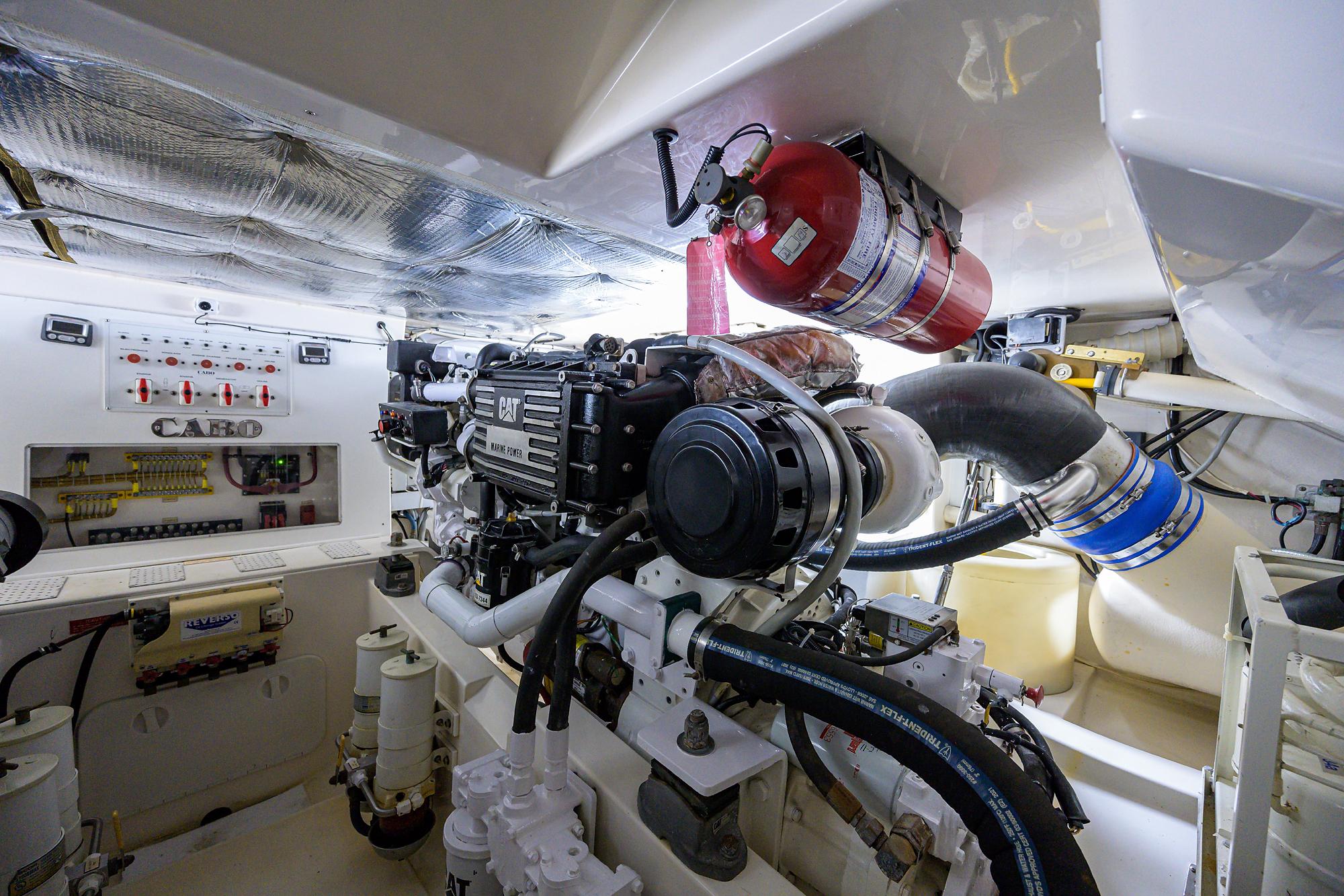 Cabo 45 Whatever - Engine Room