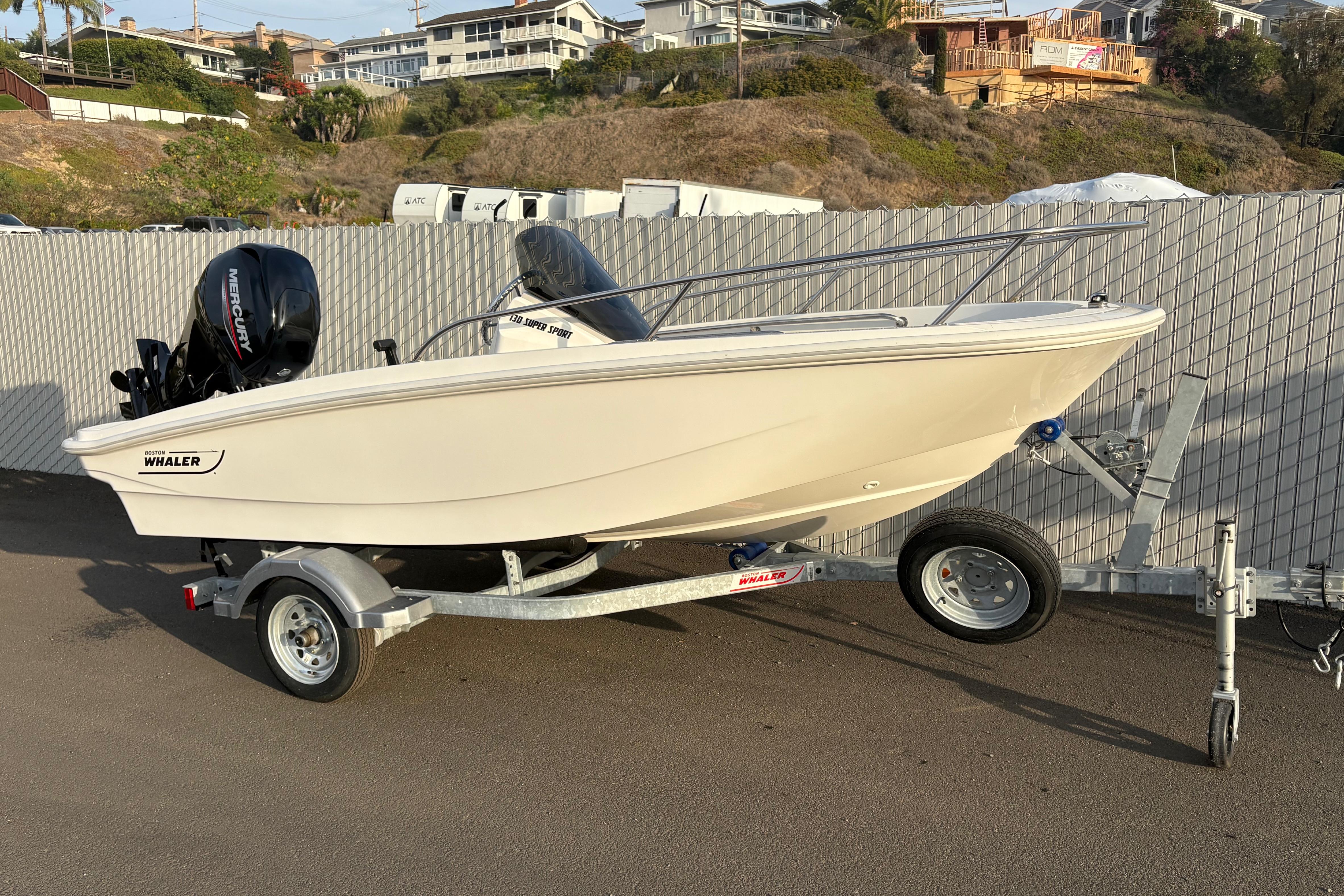 2025 Boston Whaler 130 Super Sport #BW0900B inventory image at Sun Country Marine Group, Newport Beach