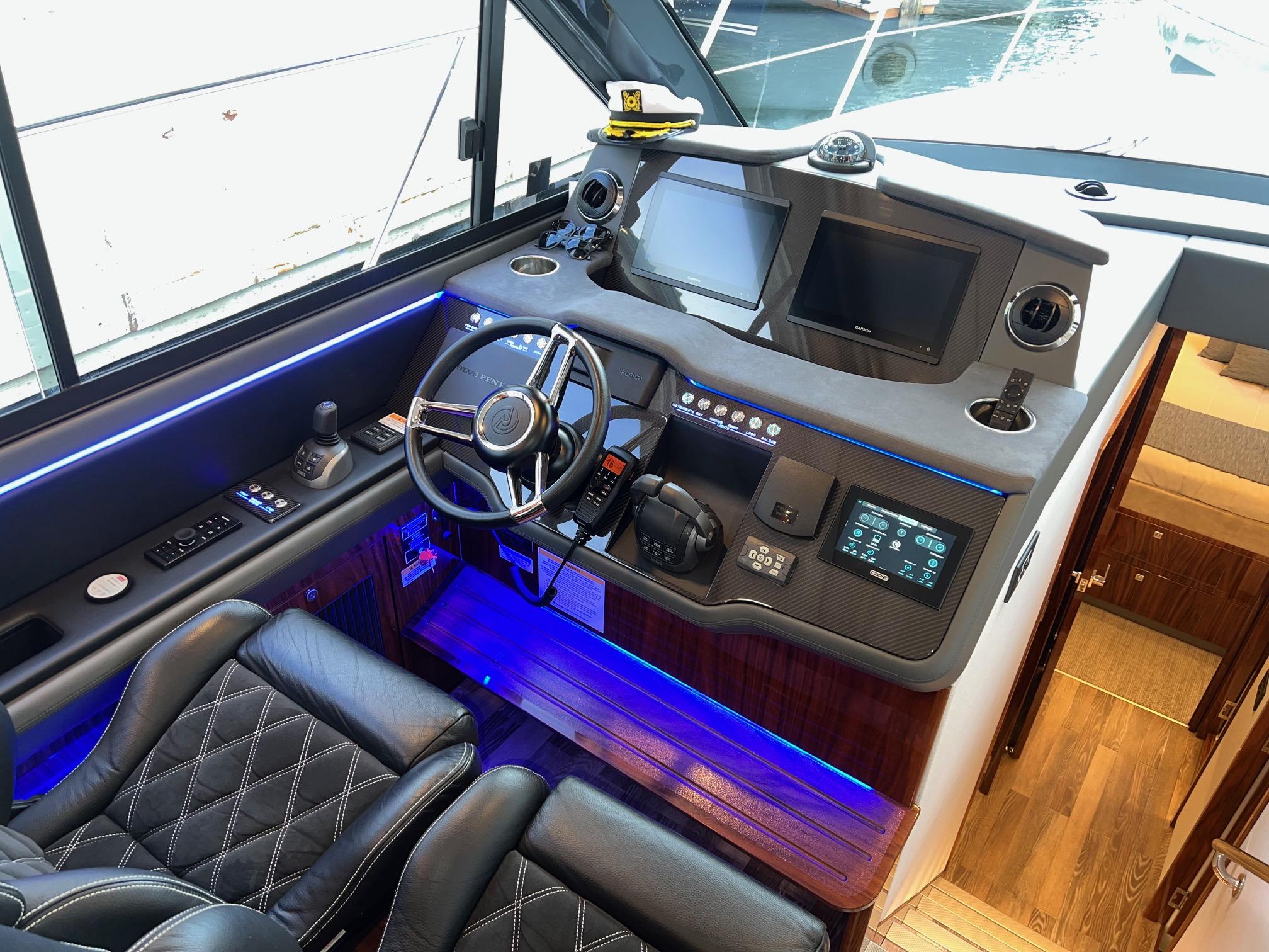 2023 Riviera 4600 Sport Yacht Platinum Edition #TBBA46003LLC inventory image at Sun Country Yachts, South Lake Union (Seattle) 2023 Riviera 4600 Sport Yacht Platinum Edition #TBBA46003LLC inventory image at Sun Country Yachts, South Lake Union (Seattle)