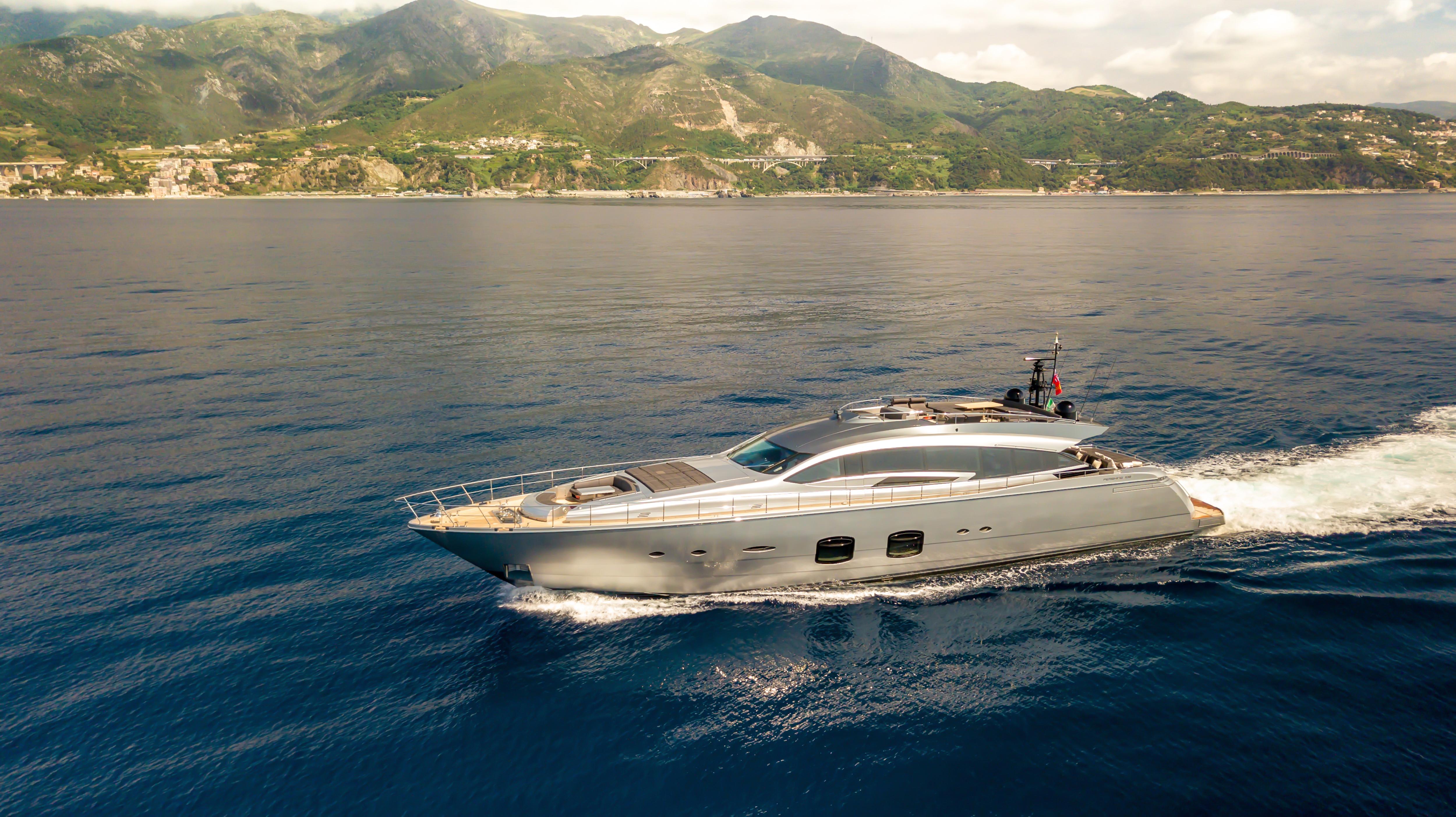 Pershing 108 for sale BlackOrange Superyacht