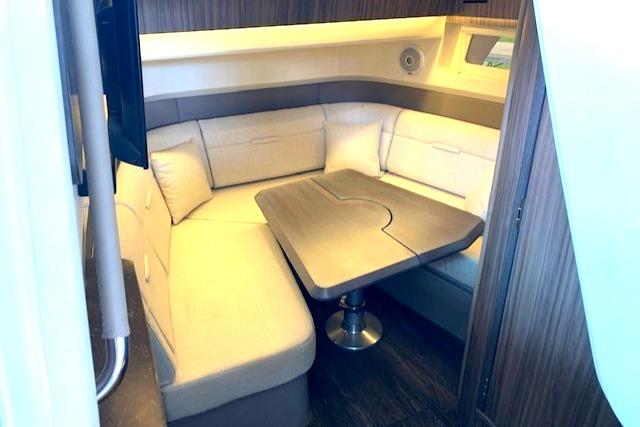 Forward section of cabin w/ convertible V-berth