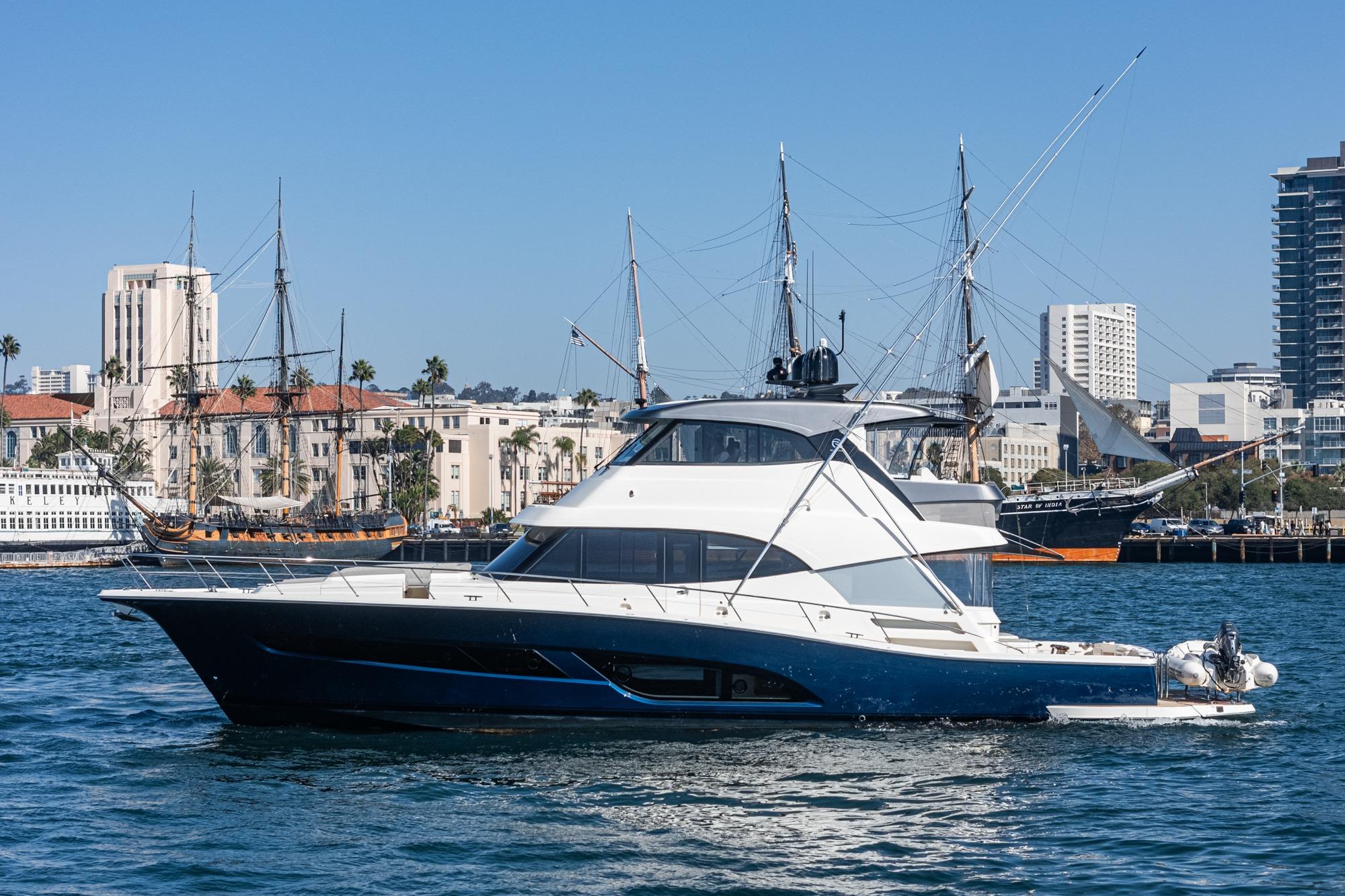 2023 Riviera 64 Sports Motor Yacht #TBJRP64031LLC inventory image at Sun Country Marine Group, San Diego Harbor Island
