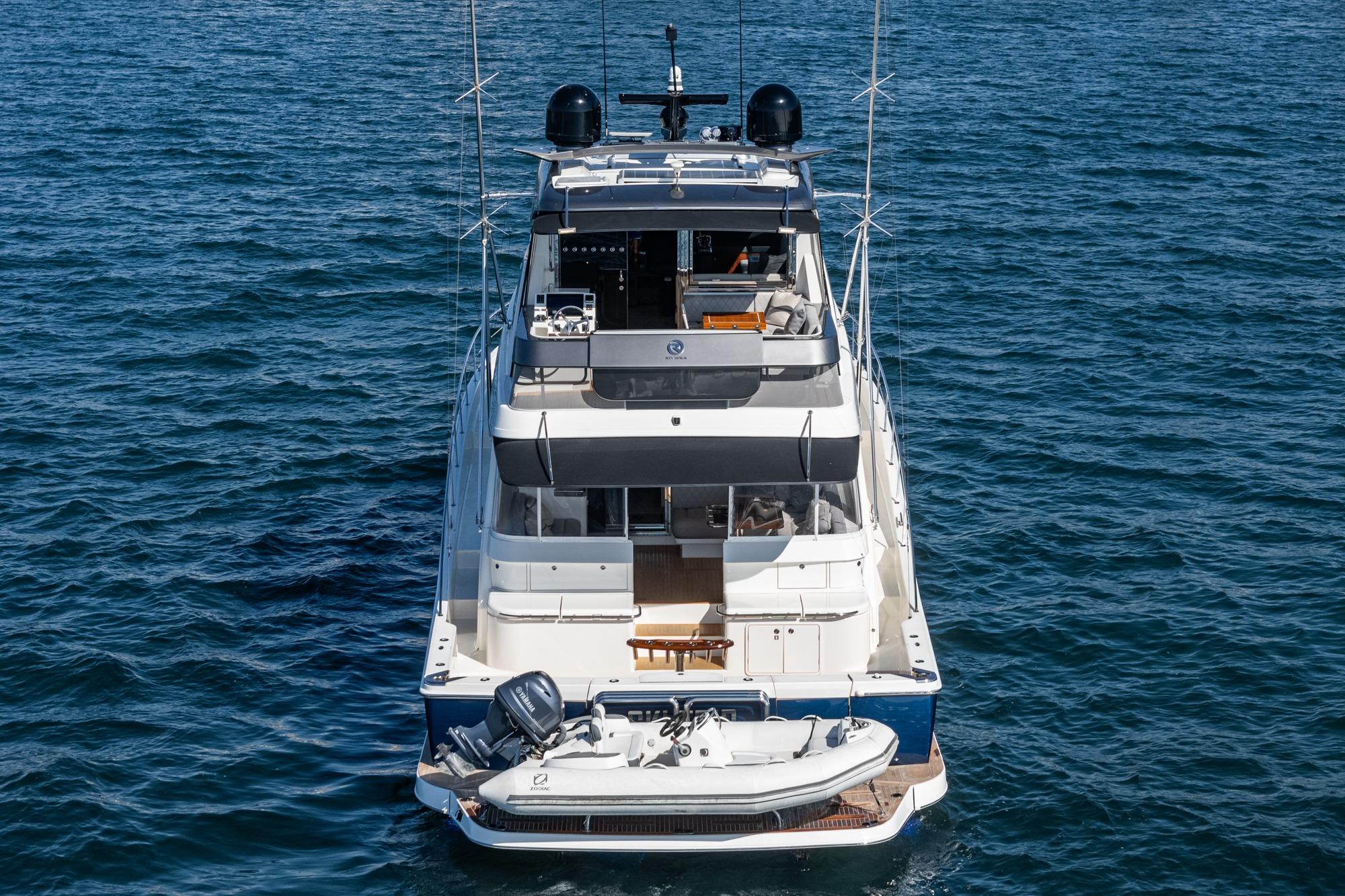 2023 Riviera 64 Sports Motor Yacht #TBJRP64031LLC inventory image at Sun Country Marine Group, San Diego Harbor Island