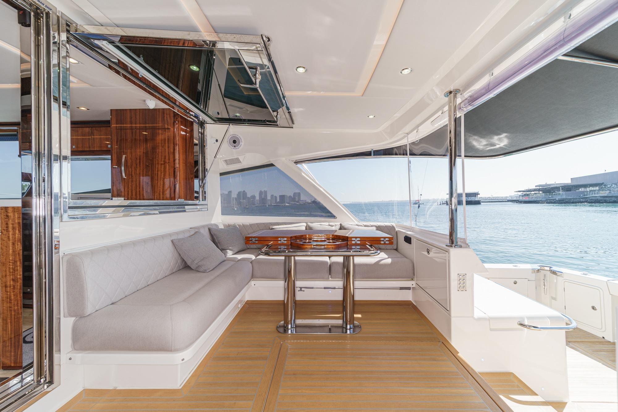 2023 Riviera 64 Sports Motor Yacht #TBJRP64031LLC inventory image at Sun Country Marine Group, San Diego Harbor Island