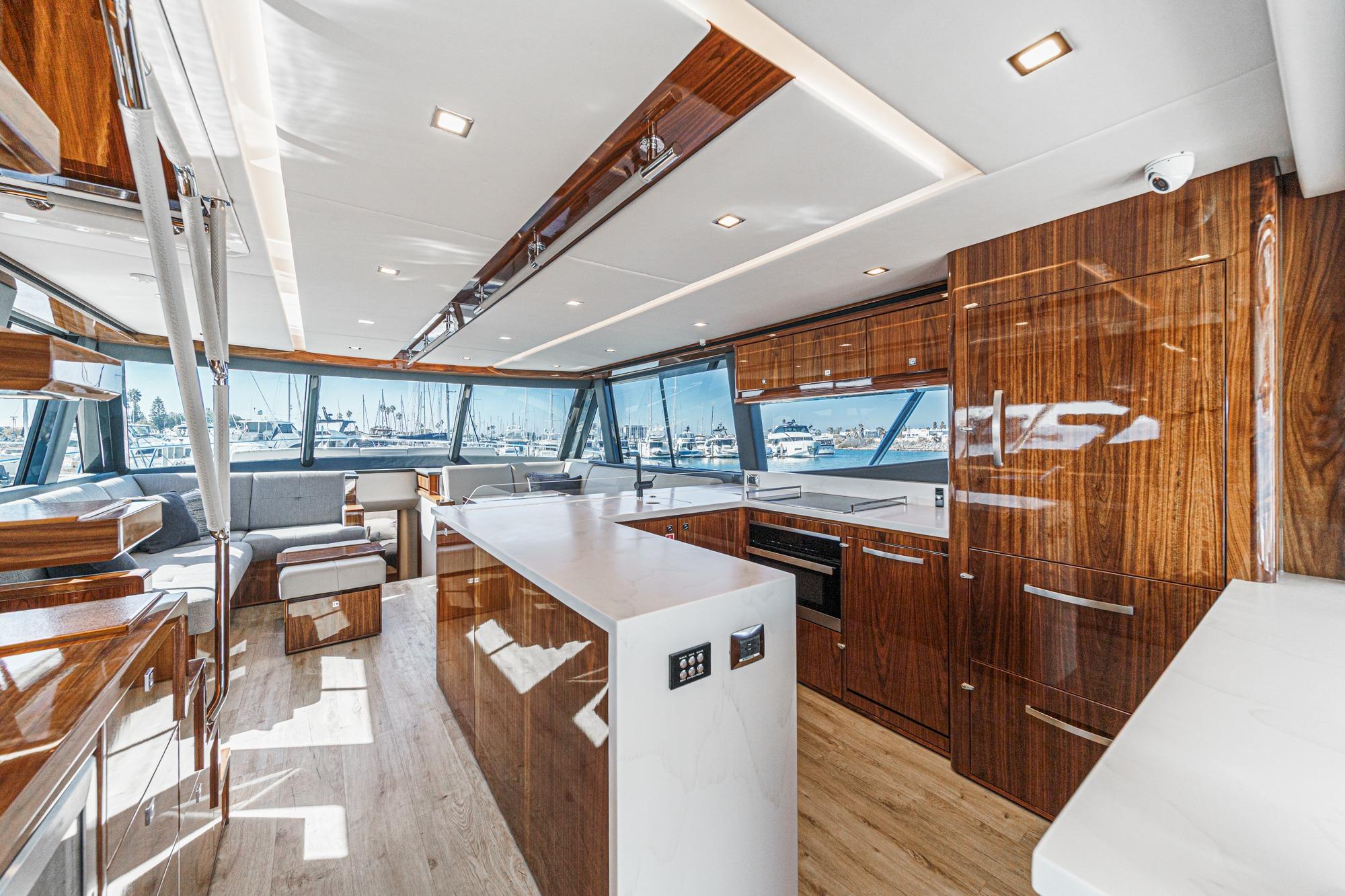 2023 Riviera 64 Sports Motor Yacht #TBJRP64031LLC inventory image at Sun Country Marine Group, San Diego Harbor Island