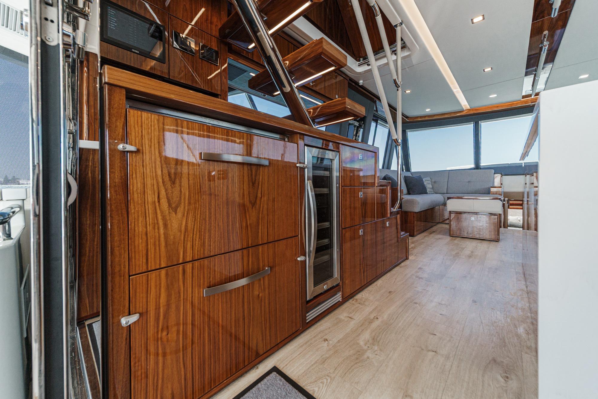 2023 Riviera 64 Sports Motor Yacht #TBJRP64031LLC inventory image at Sun Country Marine Group, San Diego Harbor Island