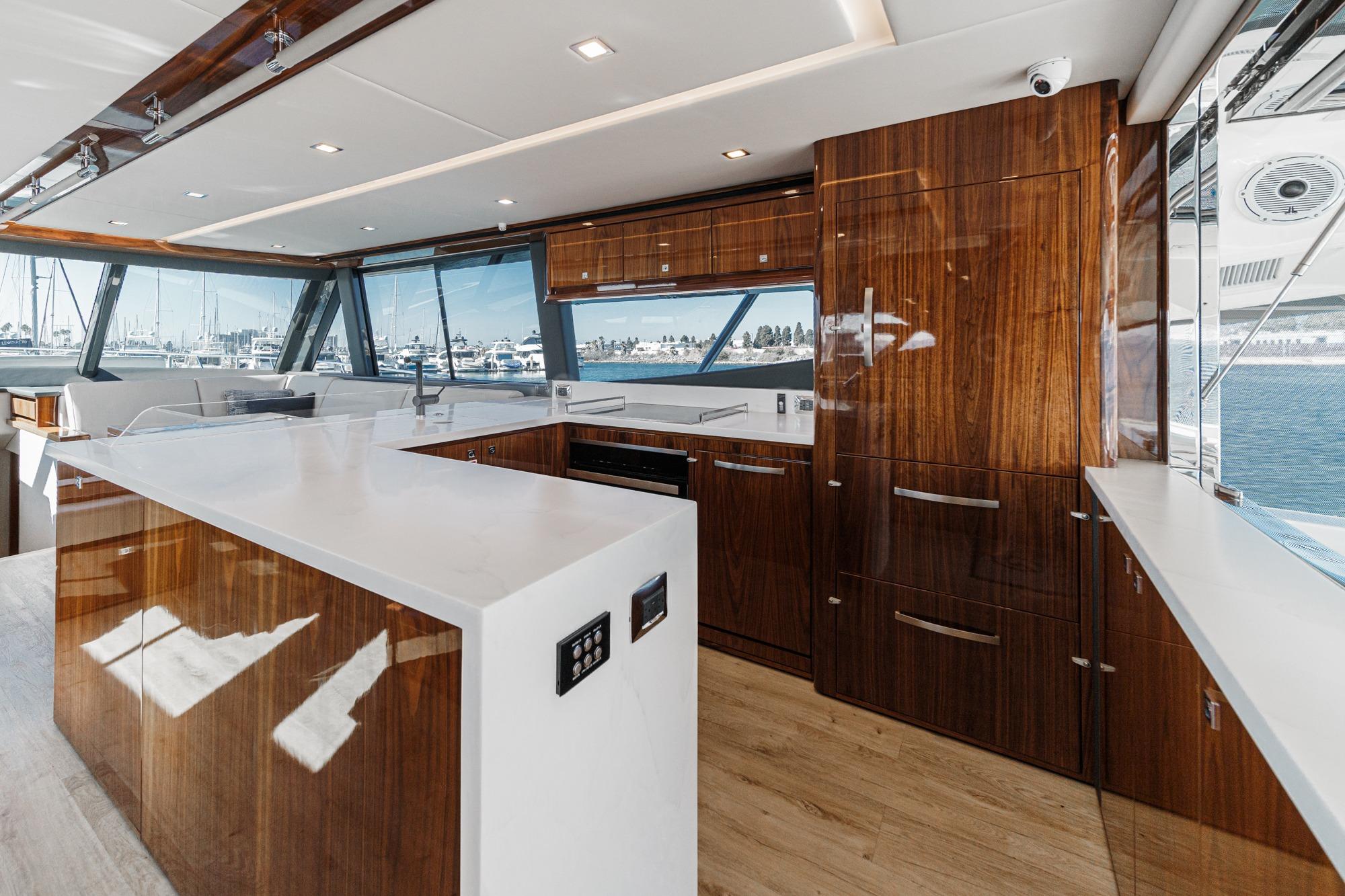 2023 Riviera 64 Sports Motor Yacht #TBJRP64031LLC inventory image at Sun Country Marine Group, San Diego Harbor Island