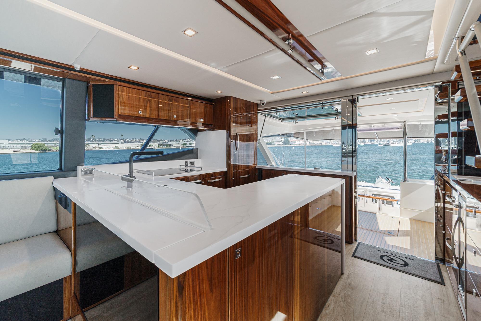 2023 Riviera 64 Sports Motor Yacht #TBJRP64031LLC inventory image at Sun Country Marine Group, San Diego Harbor Island