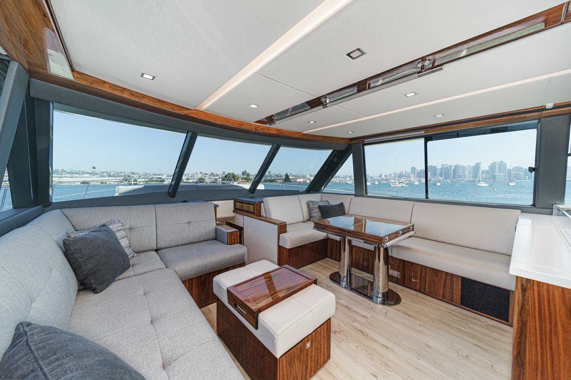 2023 Riviera 64 Sports Motor Yacht #TBJRP64031LLC inventory image at Sun Country Marine Group, San Diego Harbor Island