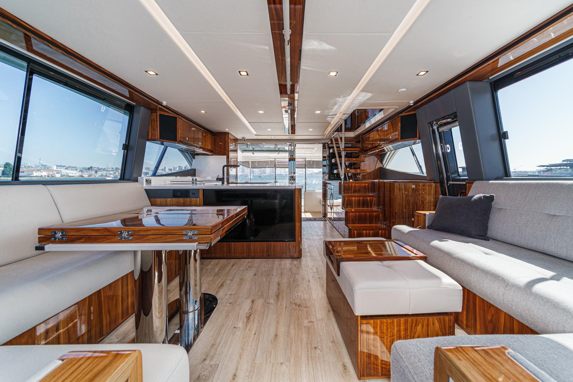 2023 Riviera 64 Sports Motor Yacht #TBJRP64031LLC inventory image at Sun Country Marine Group, San Diego Harbor Island