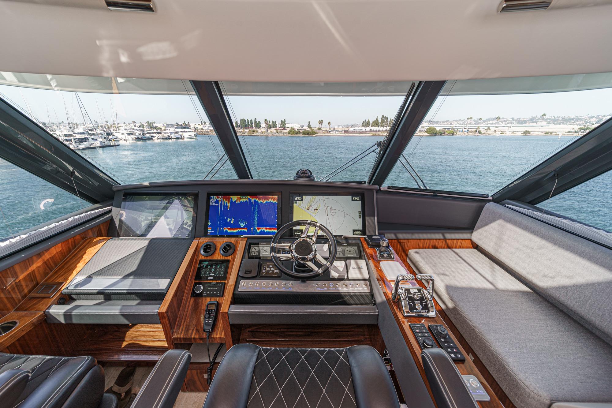 2023 Riviera 64 Sports Motor Yacht #TBJRP64031LLC inventory image at Sun Country Marine Group, San Diego Harbor Island