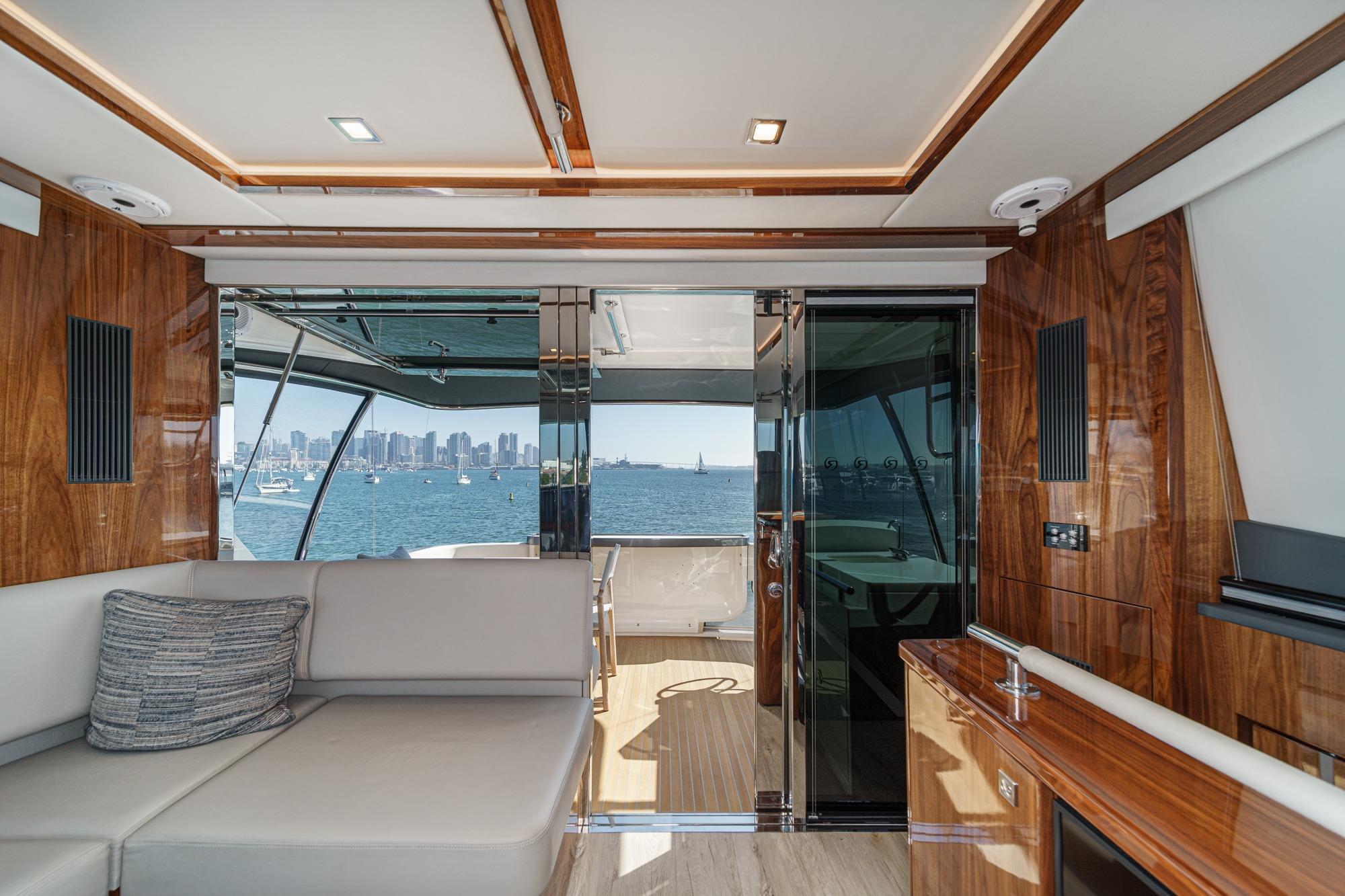 2023 Riviera 64 Sports Motor Yacht #TBJRP64031LLC inventory image at Sun Country Marine Group, San Diego Harbor Island