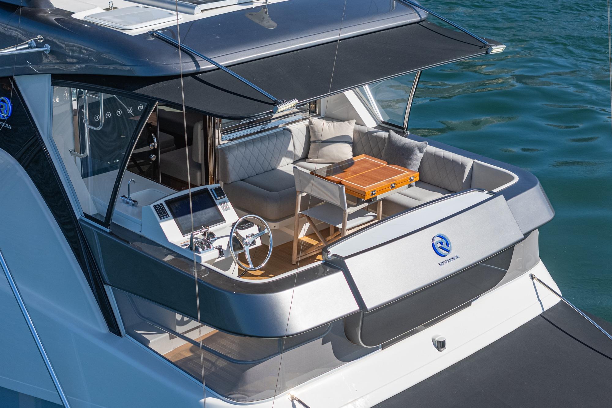 2023 Riviera 64 Sports Motor Yacht #TBJRP64031LLC inventory image at Sun Country Marine Group, San Diego Harbor Island