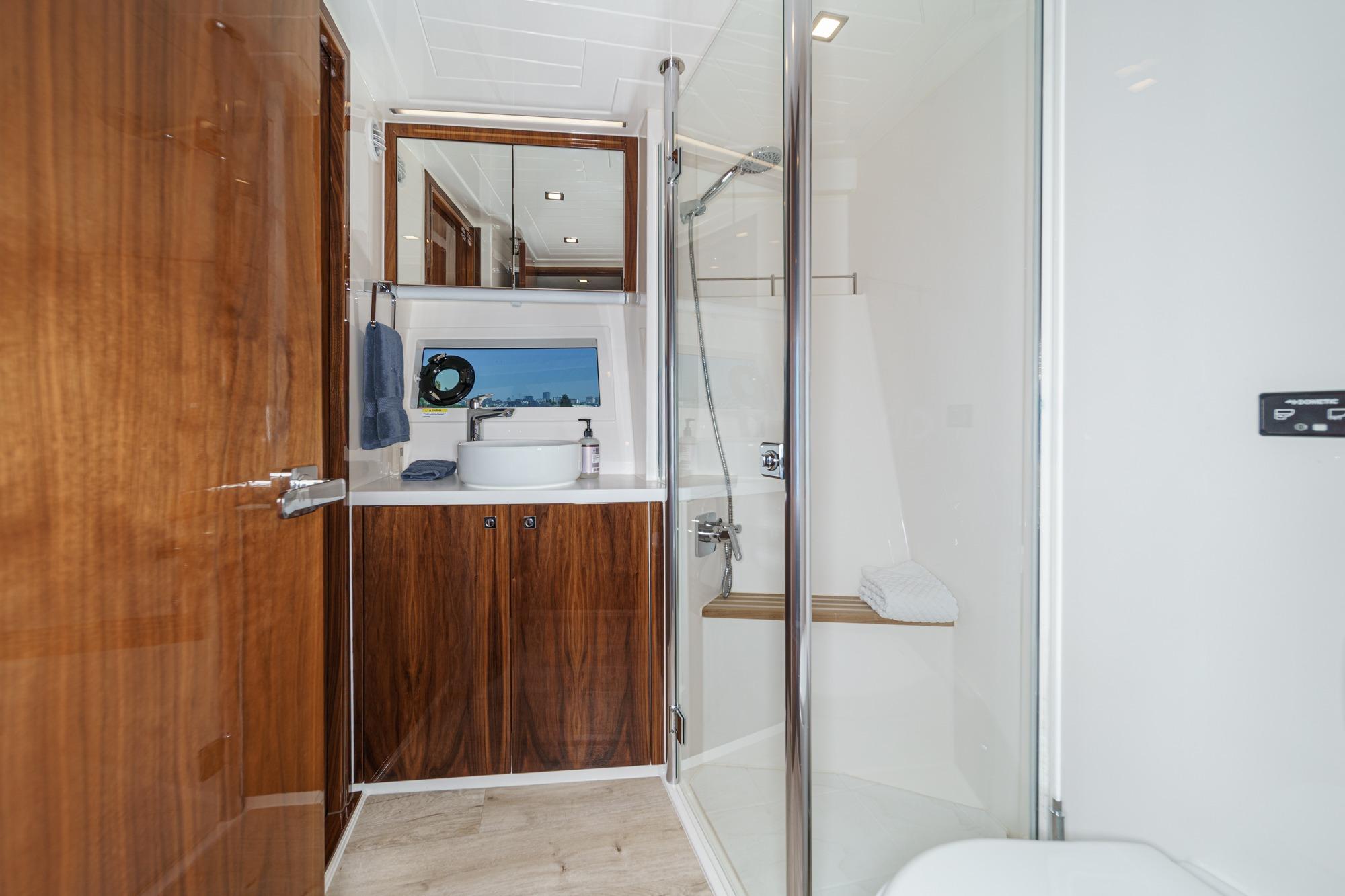 2023 Riviera 64 Sports Motor Yacht #TBJRP64031LLC inventory image at Sun Country Marine Group, San Diego Harbor Island