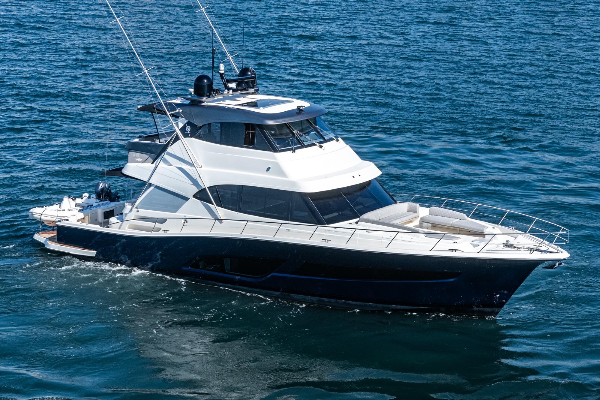 2023 Riviera 64 Sports Motor Yacht #TBJRP64031LLC inventory image at Sun Country Marine Group, San Diego Harbor Island