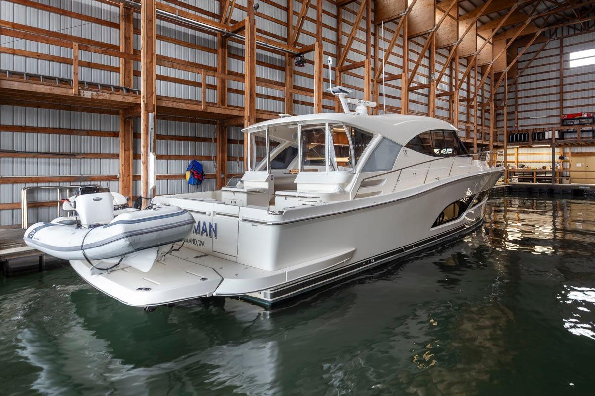 2021 Riviera 505 SUV #TBRB50018LLC inventory image at Sun Country Yachts, South Lake Union (Seattle)