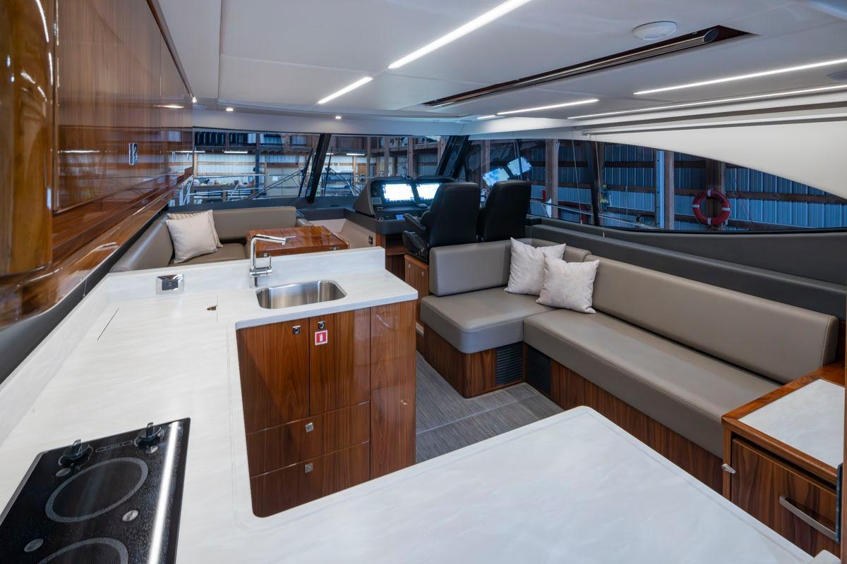 2021 Riviera 505 SUV #TBRB50018LLC inventory image at Sun Country Yachts, South Lake Union (Seattle)