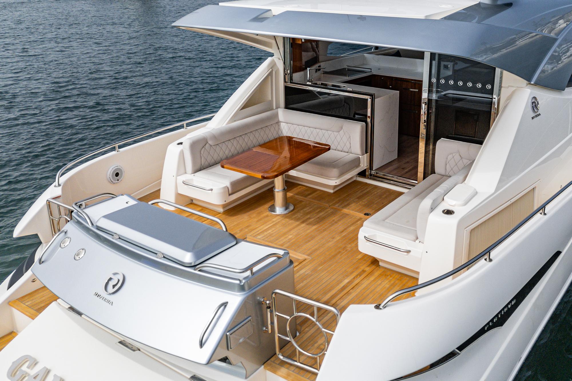 2023 Riviera 6000 Sport Yacht #TBMC6012-LLC inventory image at Sun Country Marine Group, San Diego Marriott Marquis 2023 Riviera 6000 Sport Yacht #TBMC6012-LLC inventory image at Sun Country Marine Group, San Diego Marriott Marquis