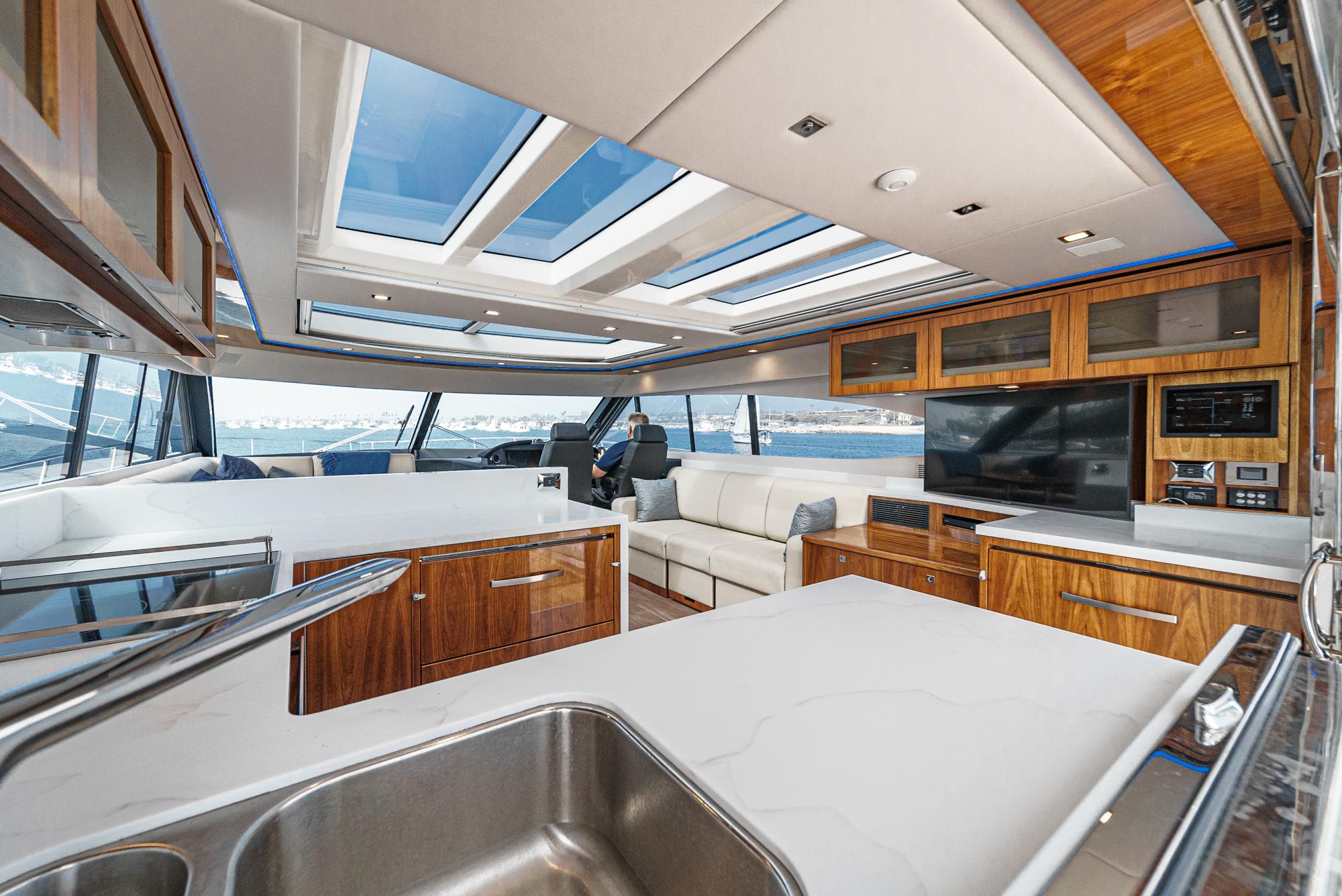 2023 Riviera 6000 Sport Yacht #TBMC6012-LLC inventory image at Sun Country Marine Group, San Diego Marriott Marquis 2023 Riviera 6000 Sport Yacht #TBMC6012-LLC inventory image at Sun Country Marine Group, San Diego Marriott Marquis