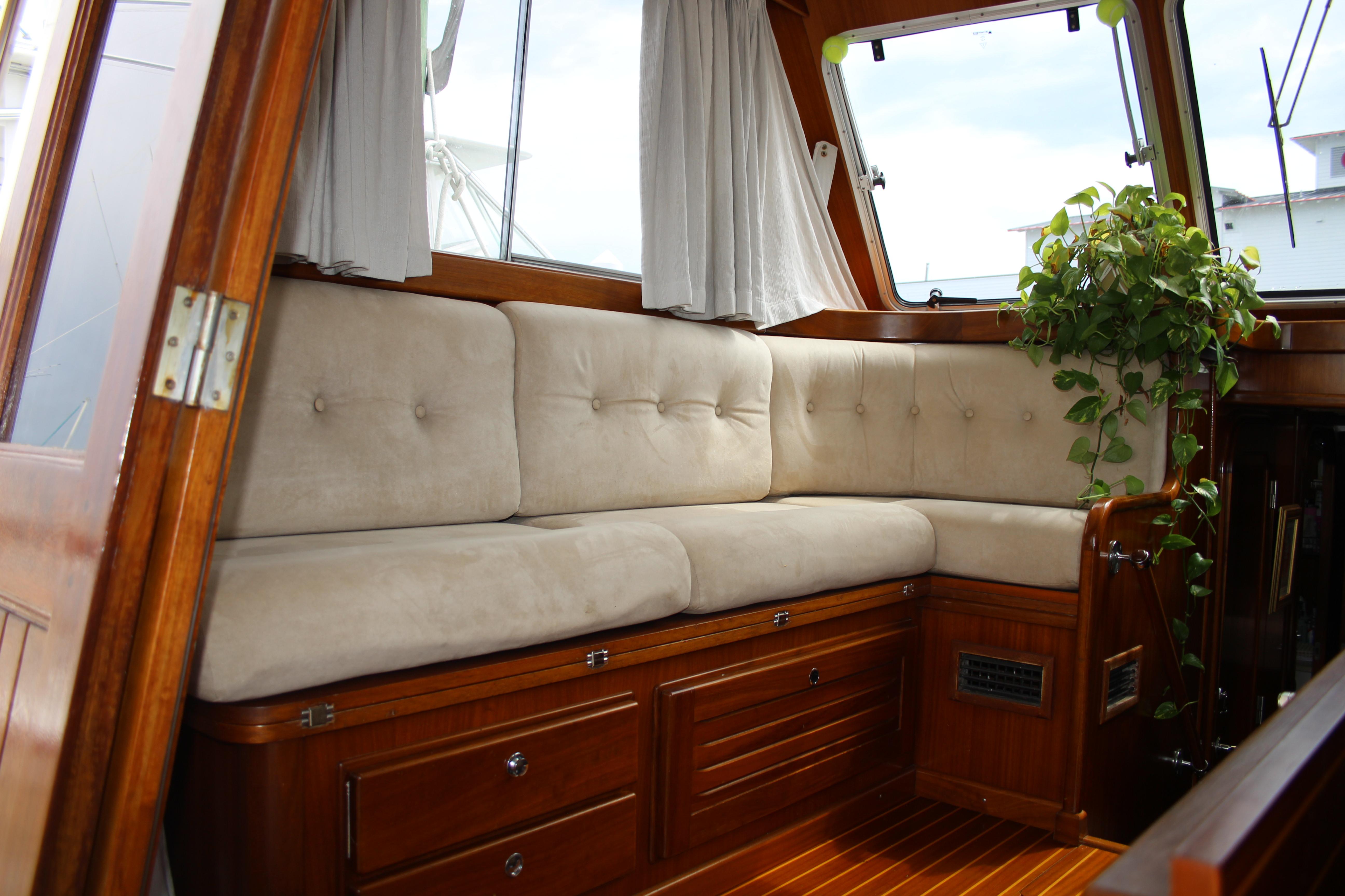 Pilothouse Berth as a Couch