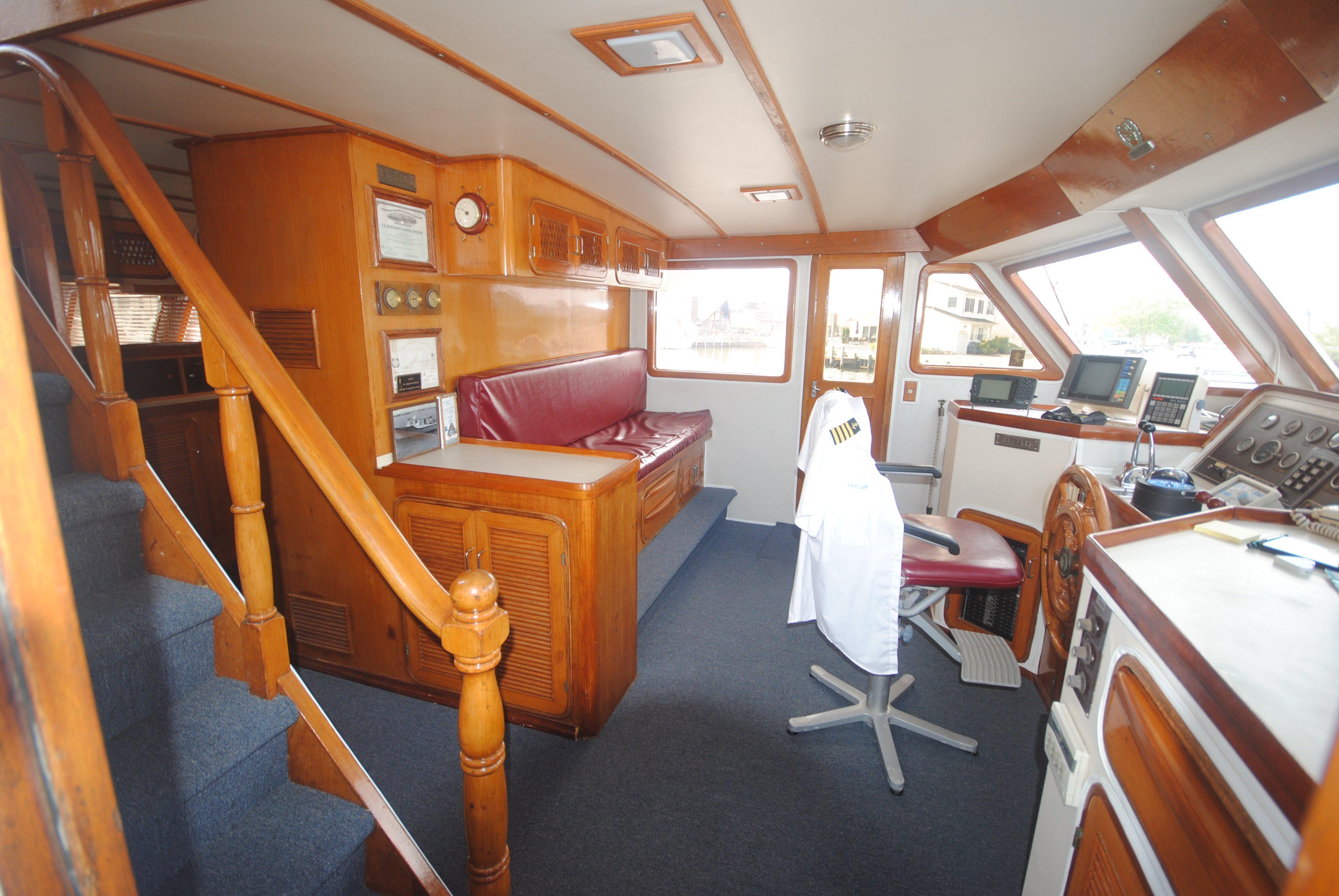 Marine Trader-62 Med Yacht 1987-MAJESTIC NJ-US-Helm area-8493522 | Thumbnail