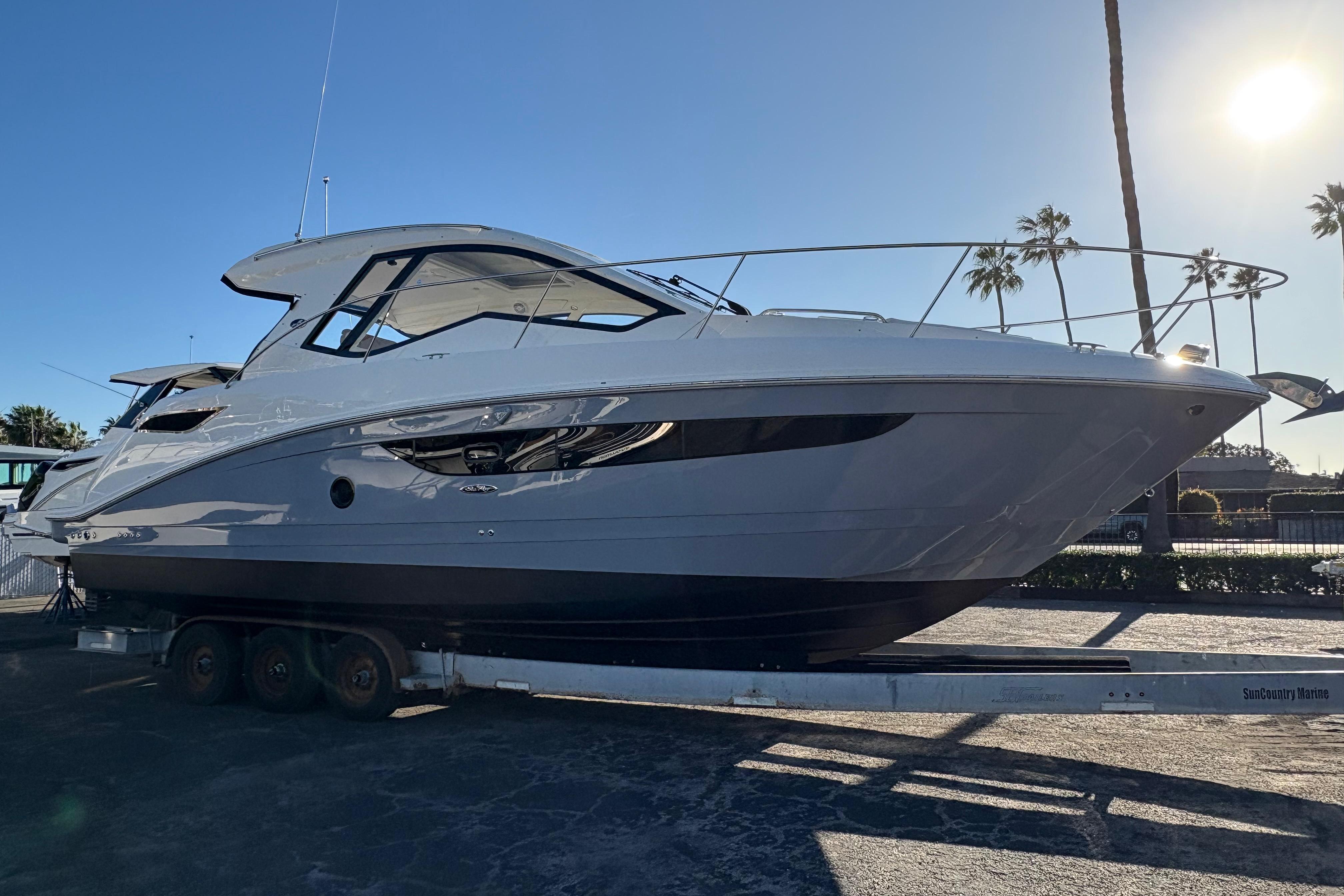 2018 Sea Ray Sundancer 350 Coupe #TDH1465A inventory image at Sun Country Marine Group, Newport Beach