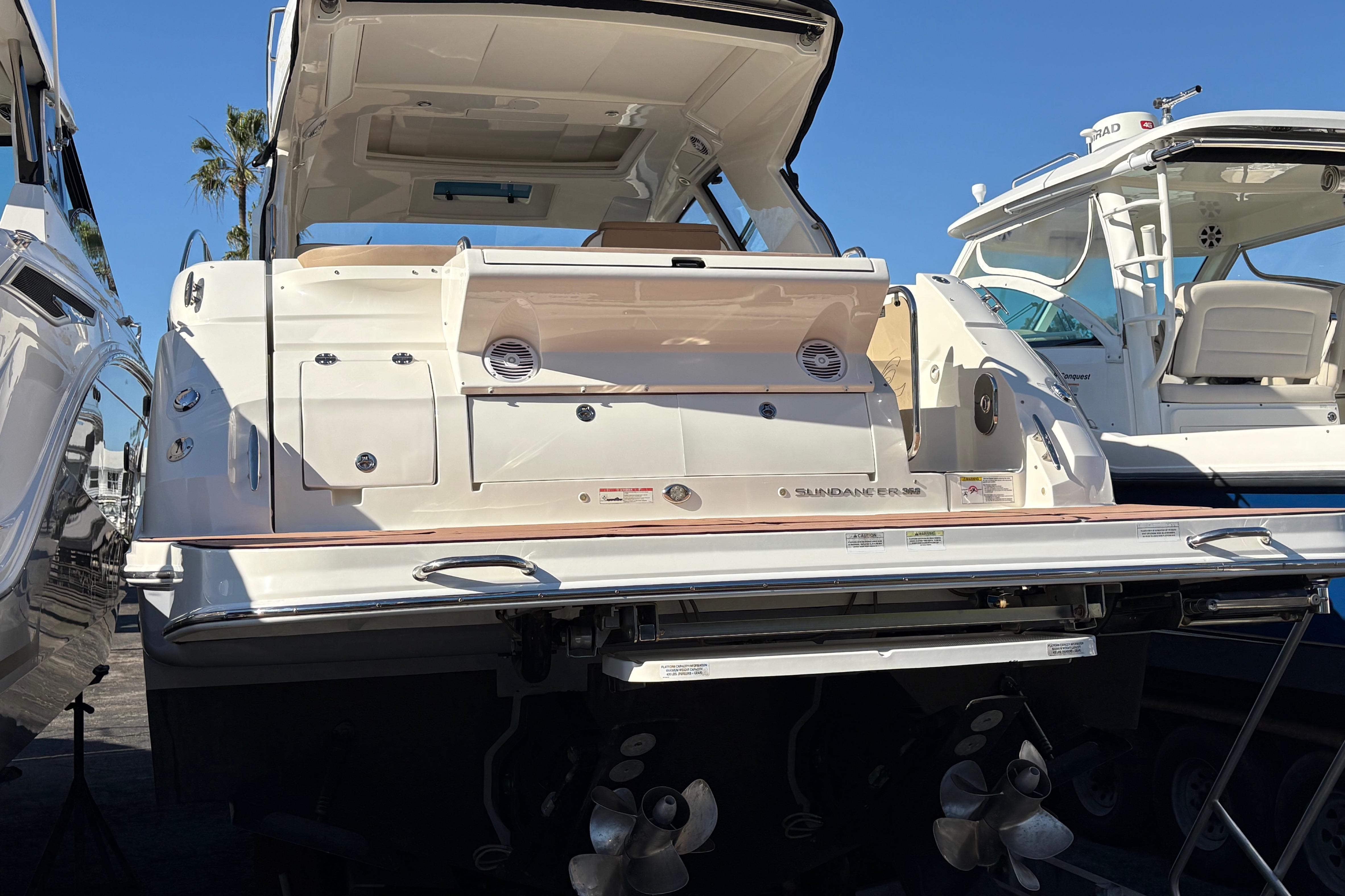 2018 Sea Ray Sundancer 350 Coupe #TDH1465A inventory image at Sun Country Marine Group, Newport Beach