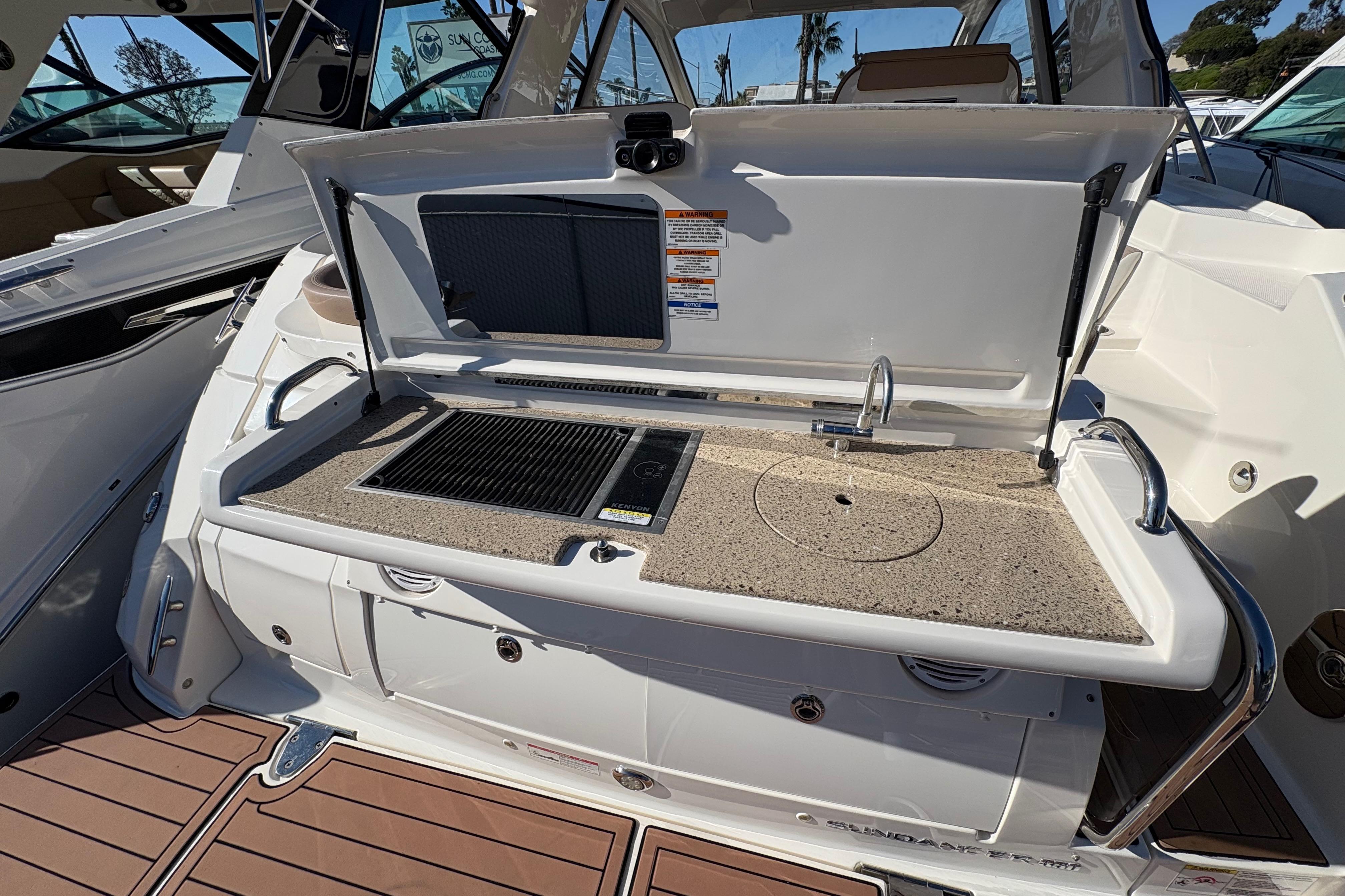 2018 Sea Ray Sundancer 350 Coupe #TDH1465A inventory image at Sun Country Marine Group, Newport Beach