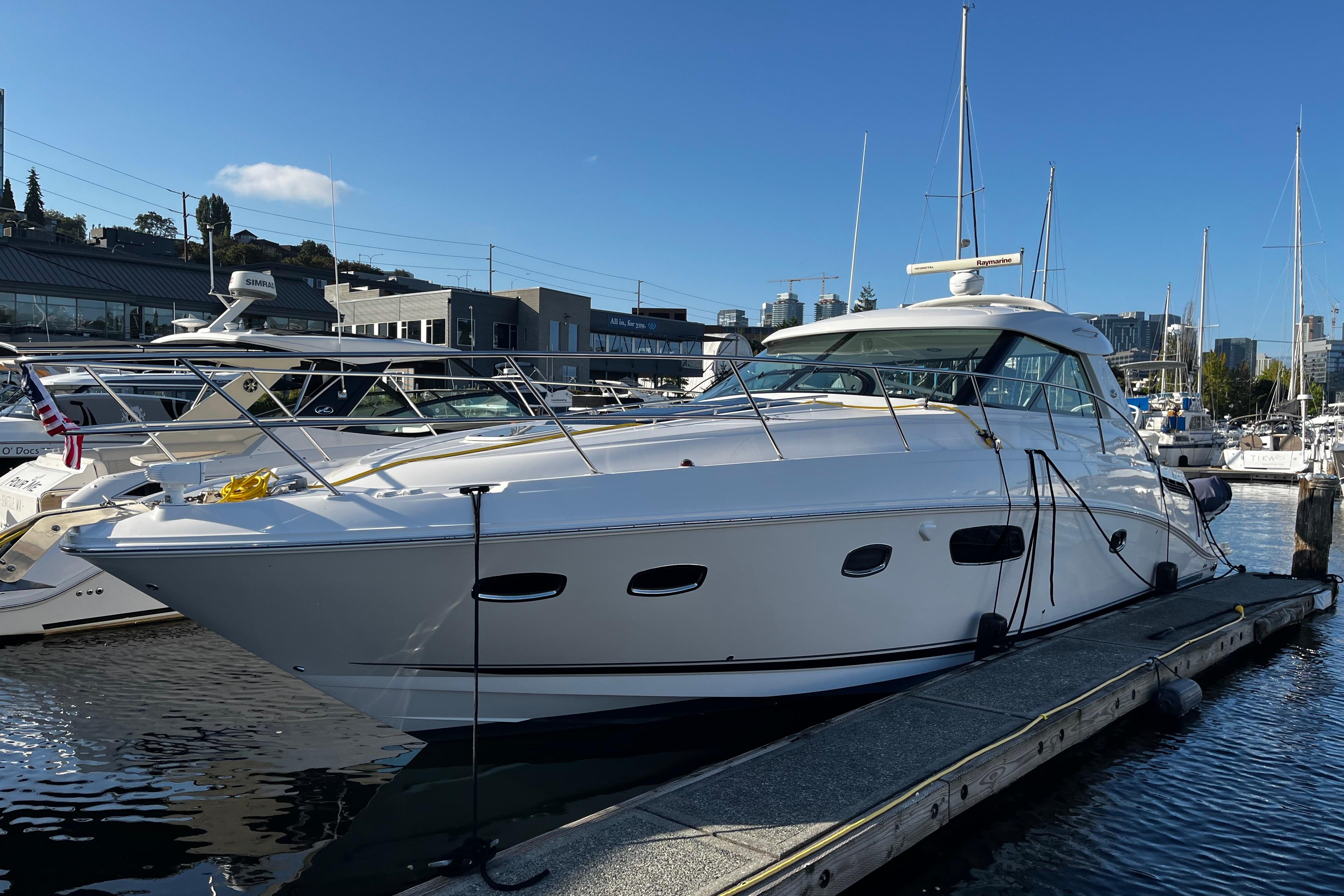 2010 Sea Ray 450 Sundancer #TBST7625J inventory image at Sun Country Yachts, South Lake Union (Seattle)