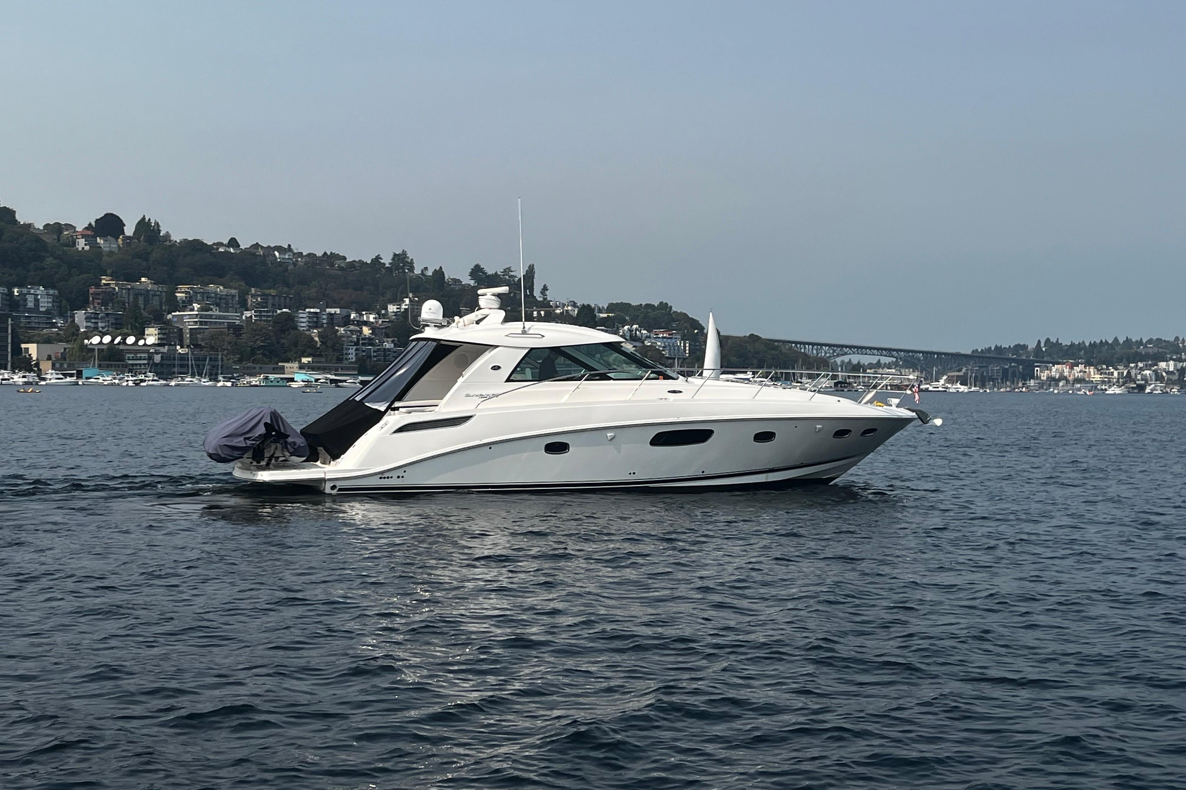 2010 Sea Ray 450 Sundancer #TBST7625J inventory image at Sun Country Yachts, South Lake Union (Seattle)