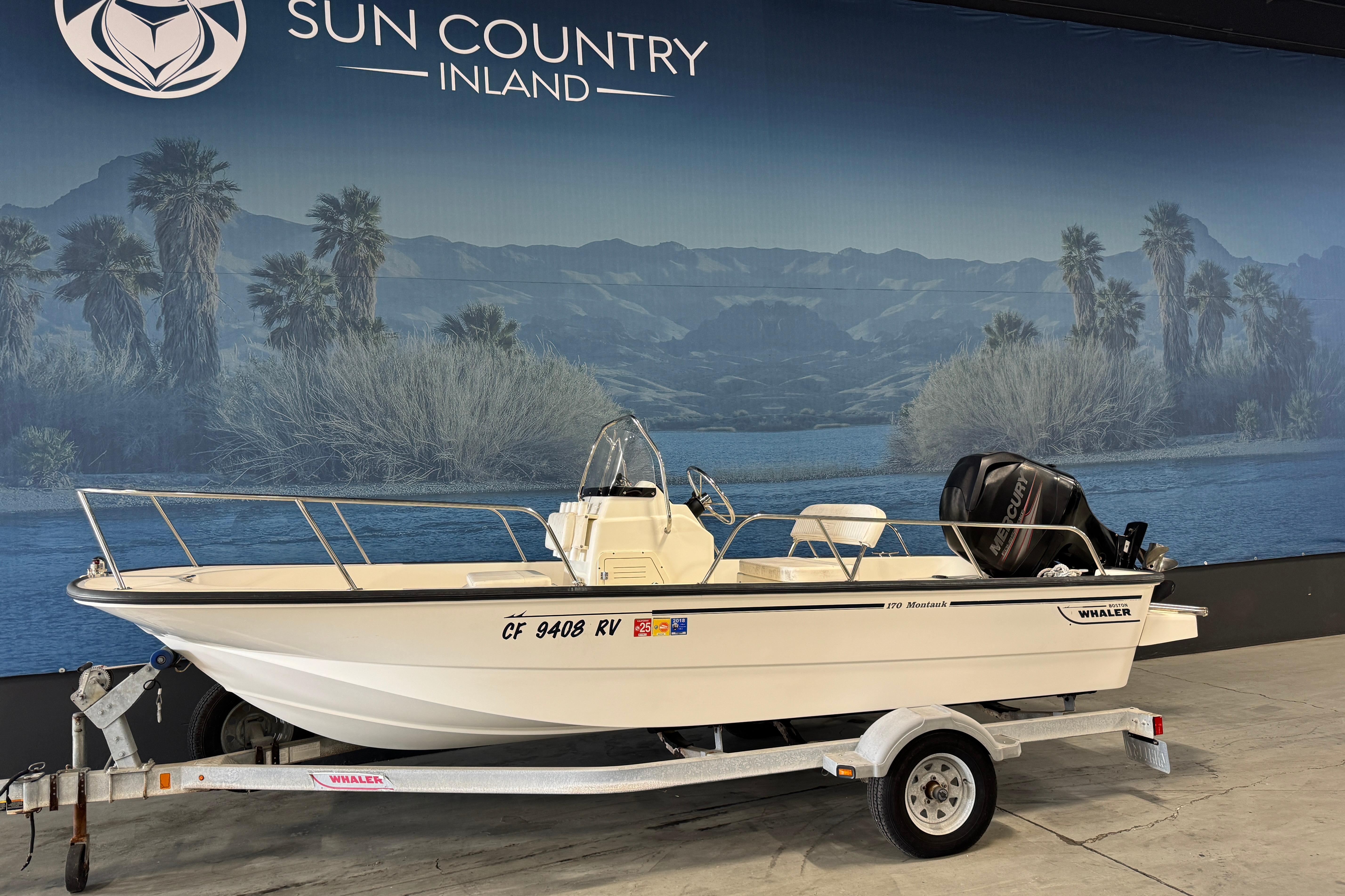 2014 Boston Whaler 170 Montauk #TBDW2039 inventory image at Sun Country Marine Group, Irvine